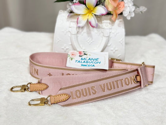 Louis Vuitton Guitar Jacquard Light Pink Adjustable Strap