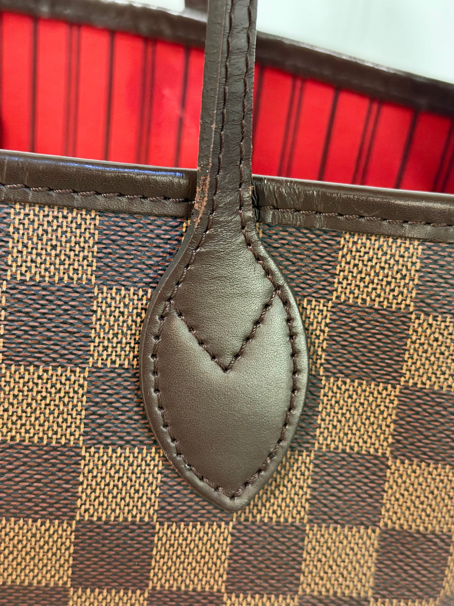 Louis Vuitton Neverfull MM DE Set (Bag and Pouch)