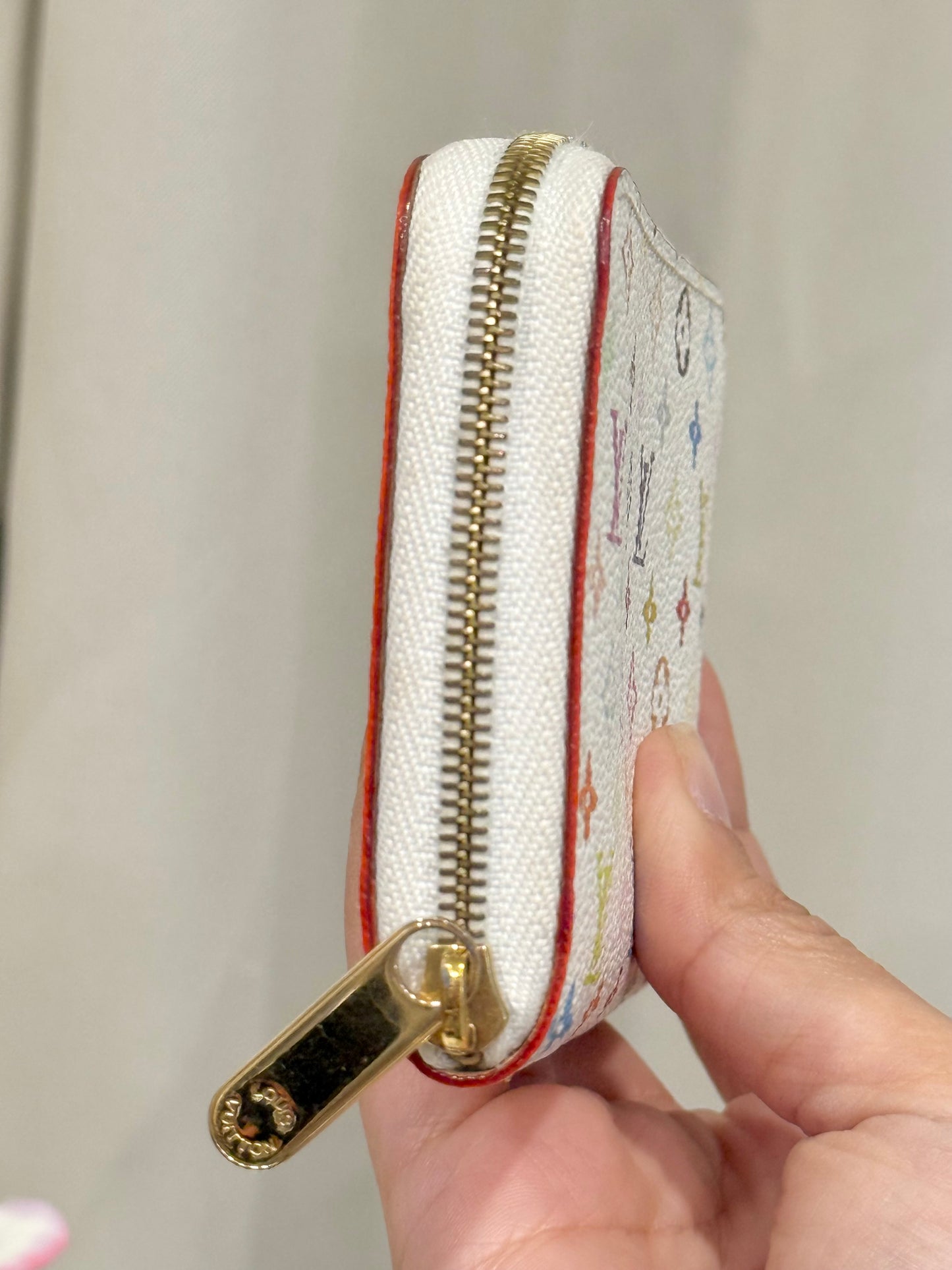 Louis Vuitton Zippy Compact Multicolor White/Blanc