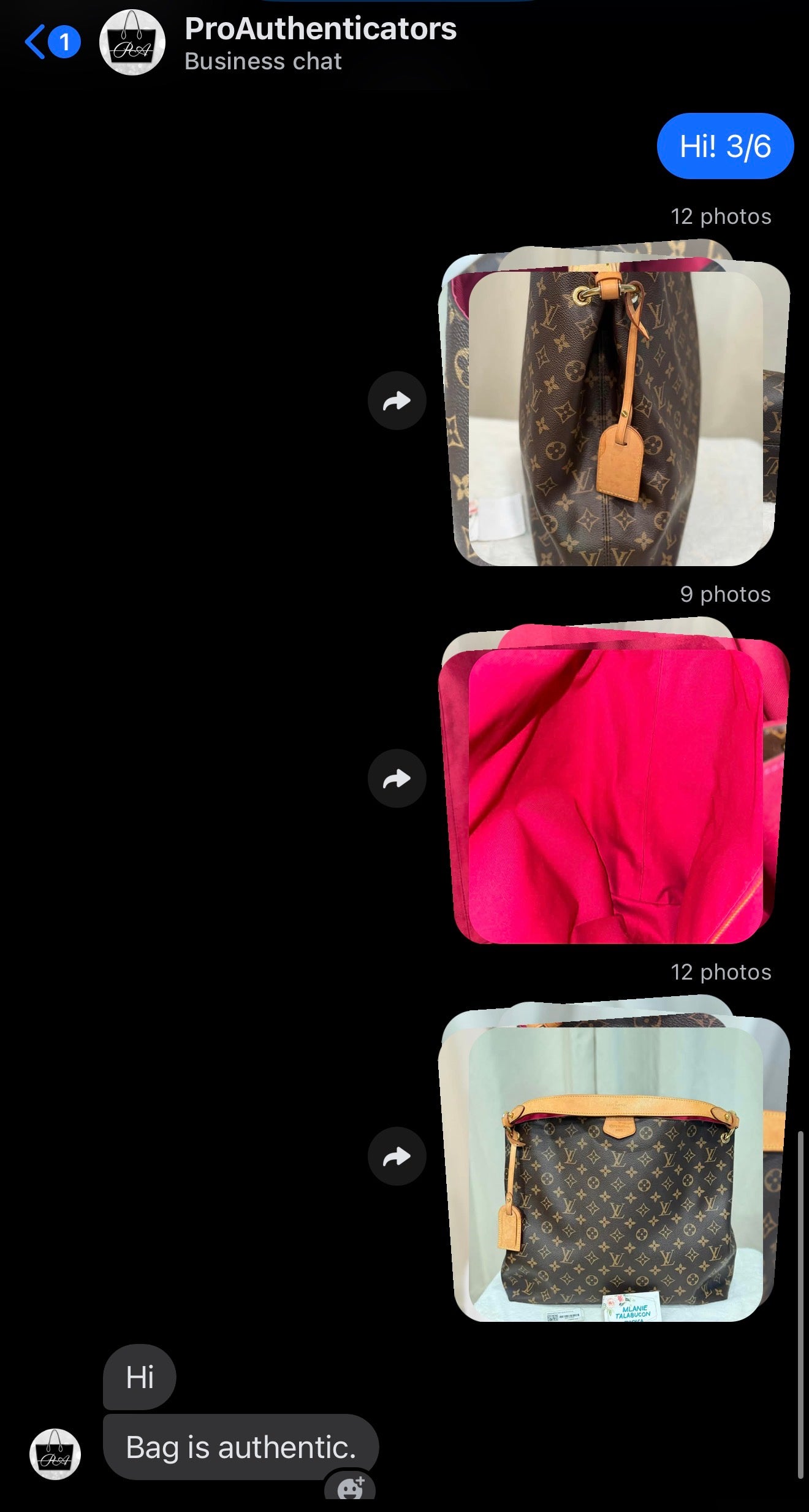Louis Vuitton Graceful MM Mono Pivoine