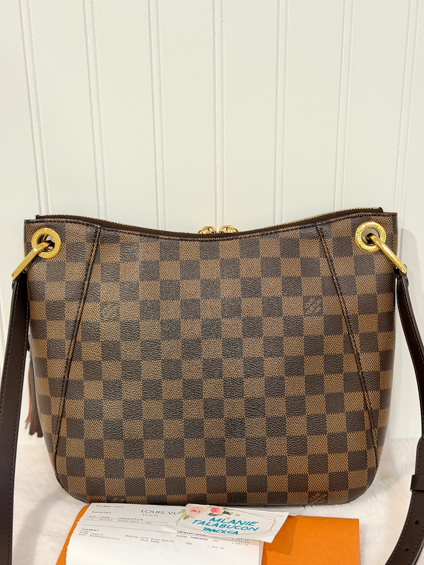 Louis Vuitton South Bank Besace Damier Ebene