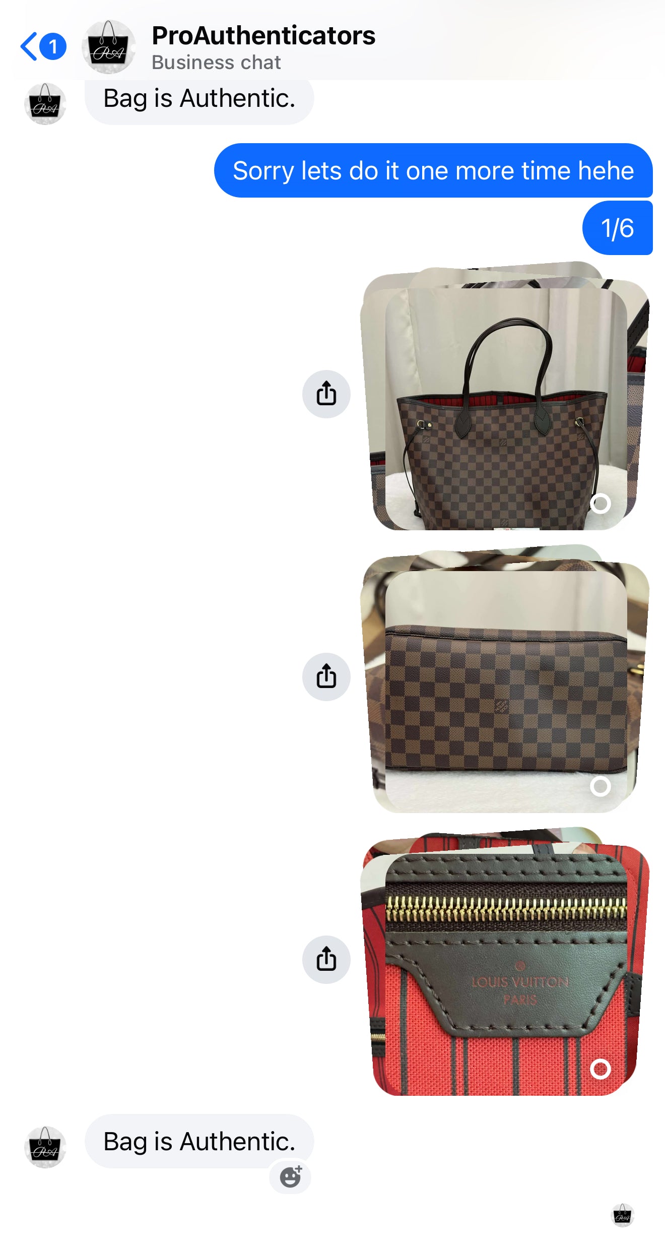 Louis Vuitton Neverfull MM Damier Ebene Bag Only