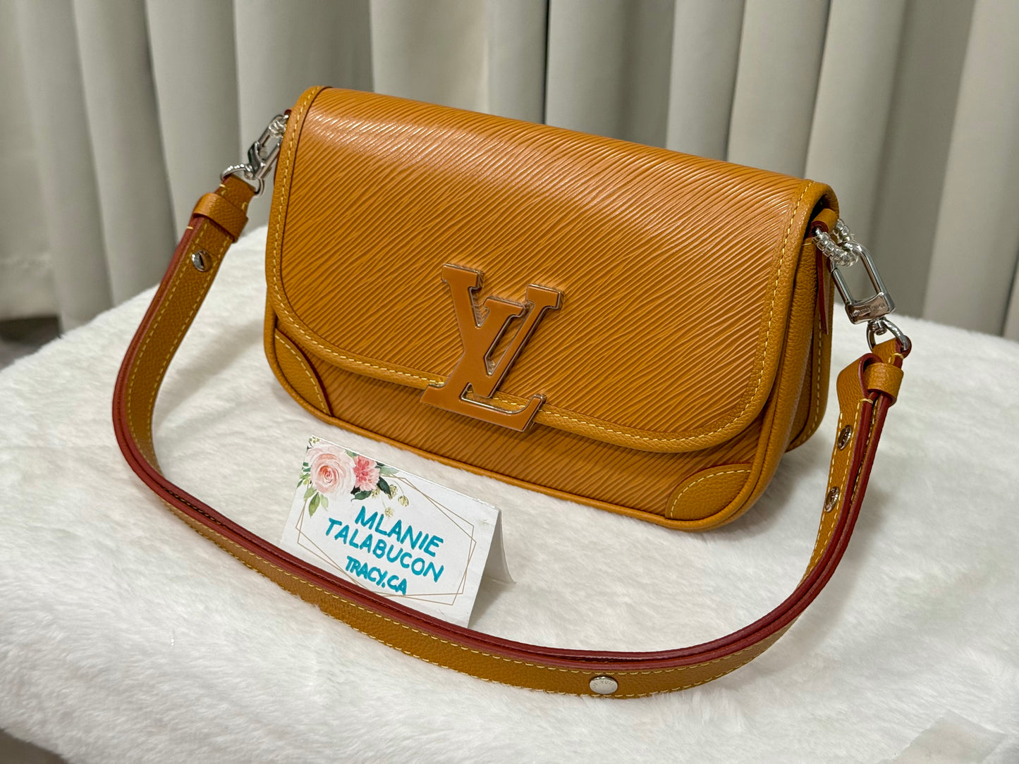 Louis Vuitton Buci in Epi Gold Honey