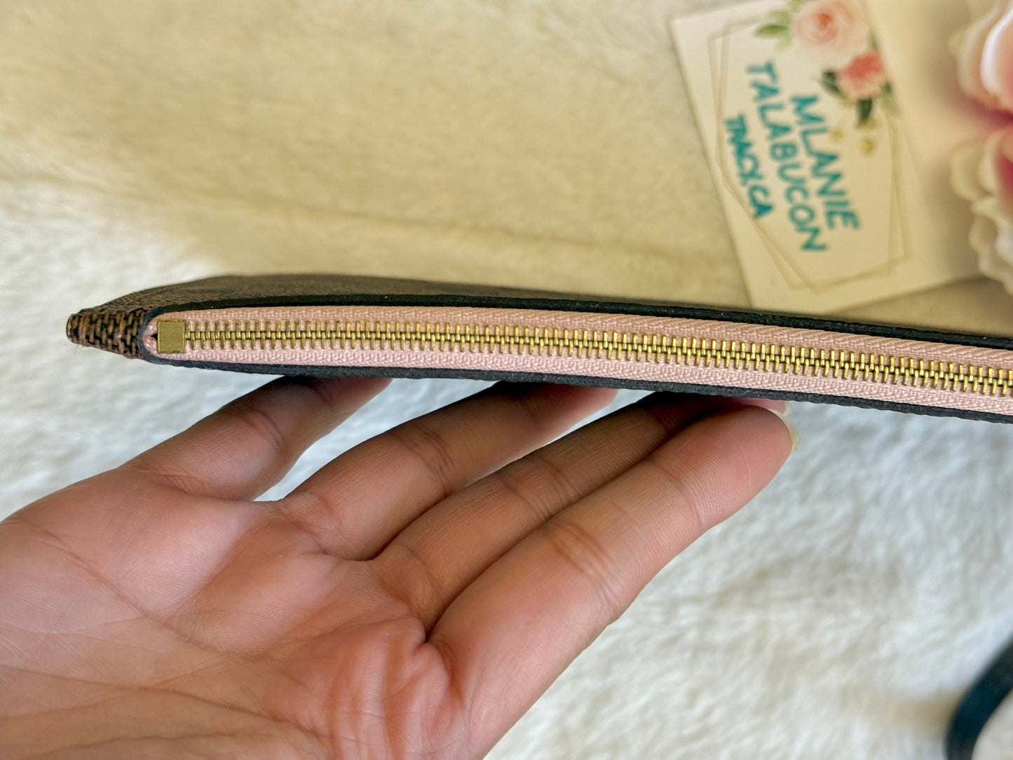 Louis Vuitton Neverfull MM DE Rose Ballerine