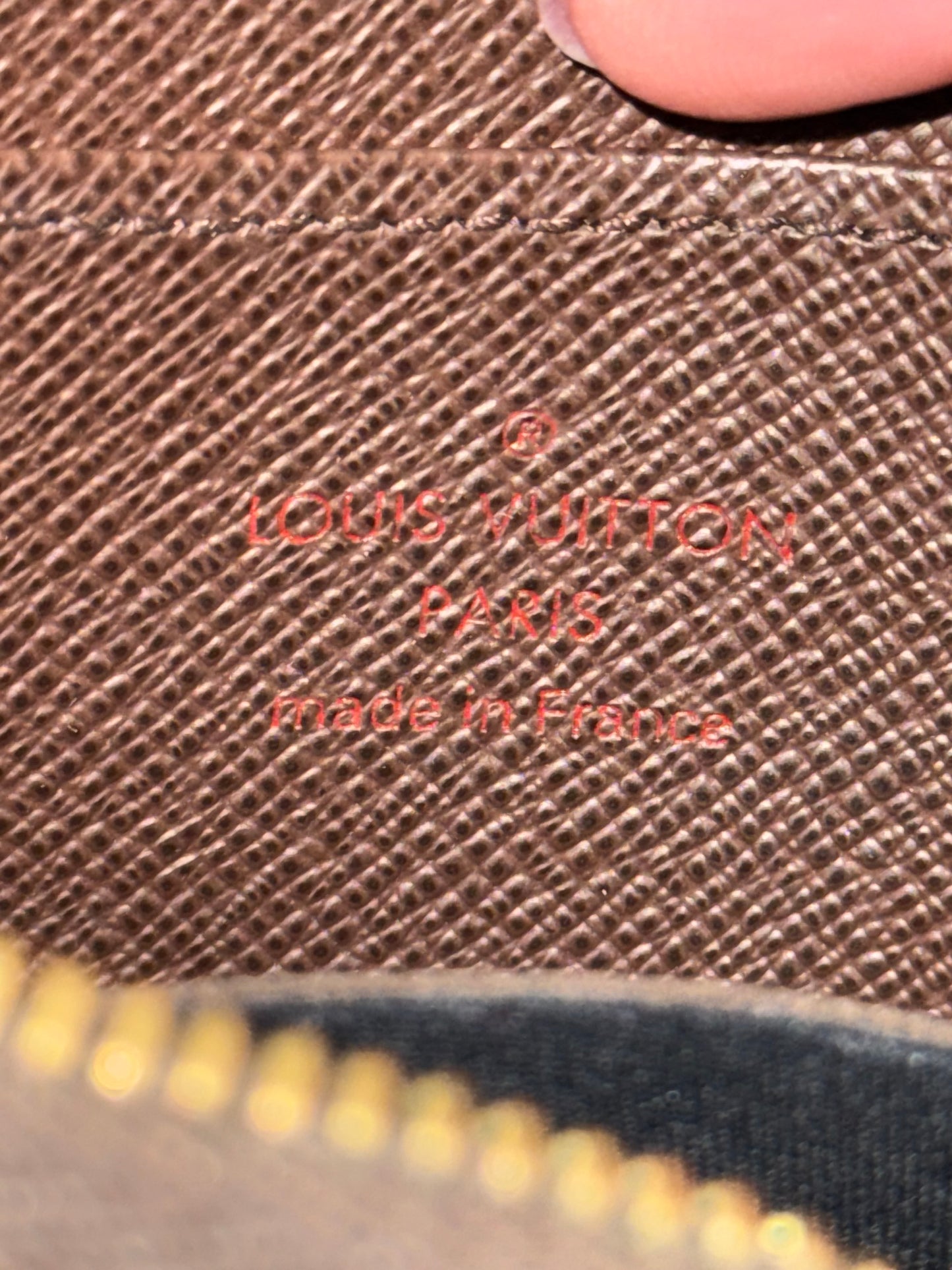 Louis Vuitton Zippy Coin Purse Damier Ebene