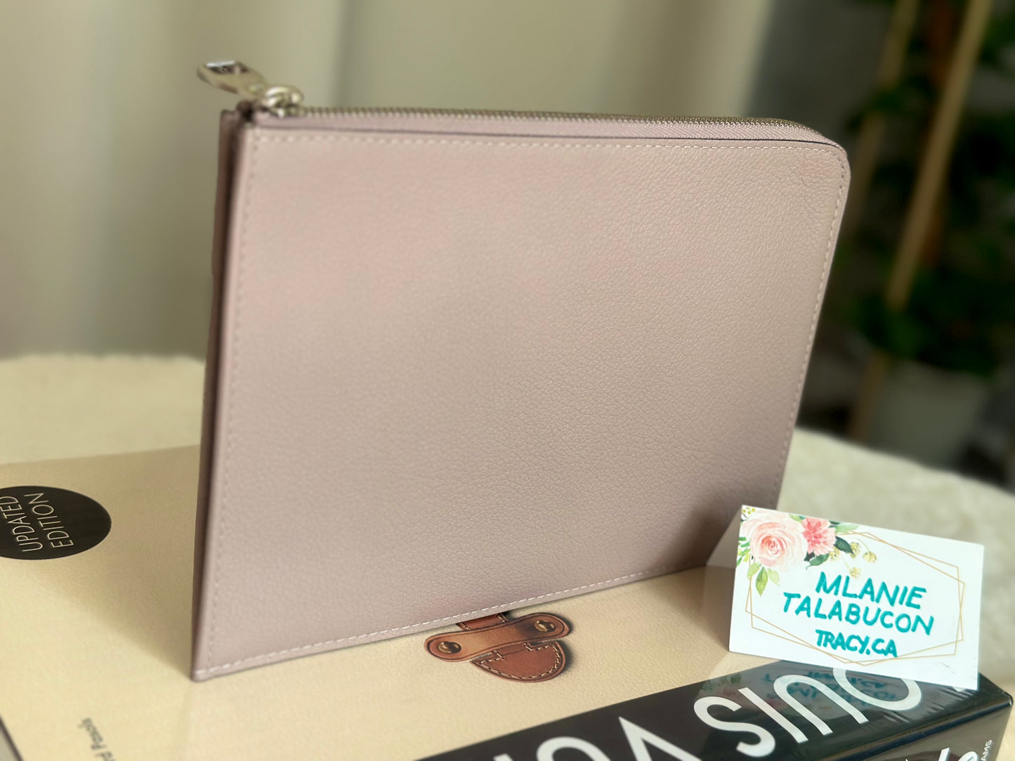 Louis Vuitton Pochette Jour PM Taupe Clutch