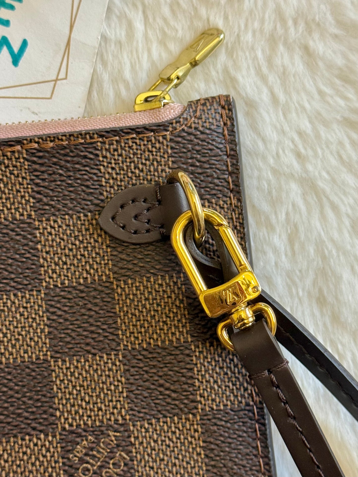 Louis Vuitton Neverfull MM DE Rose Ballerine