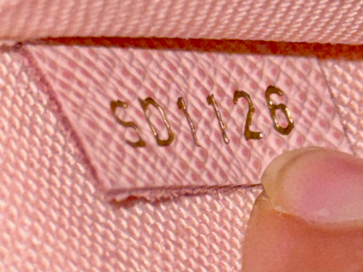 Louis Vuitton Pochette Felicie Damier Azur Rose Ballerine