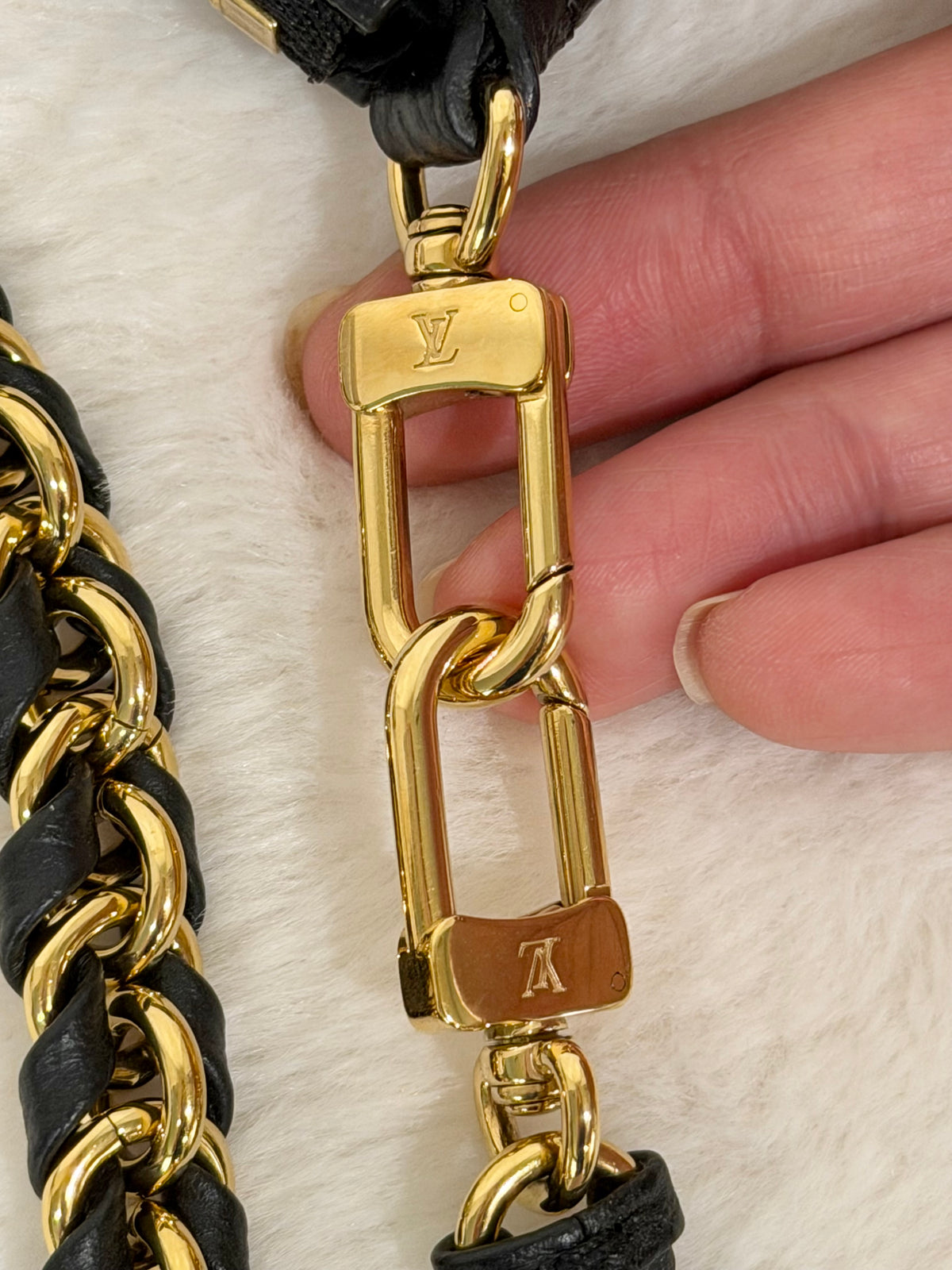 Louis Vuitton Multi Pochette Mono Giant Empreinte Black