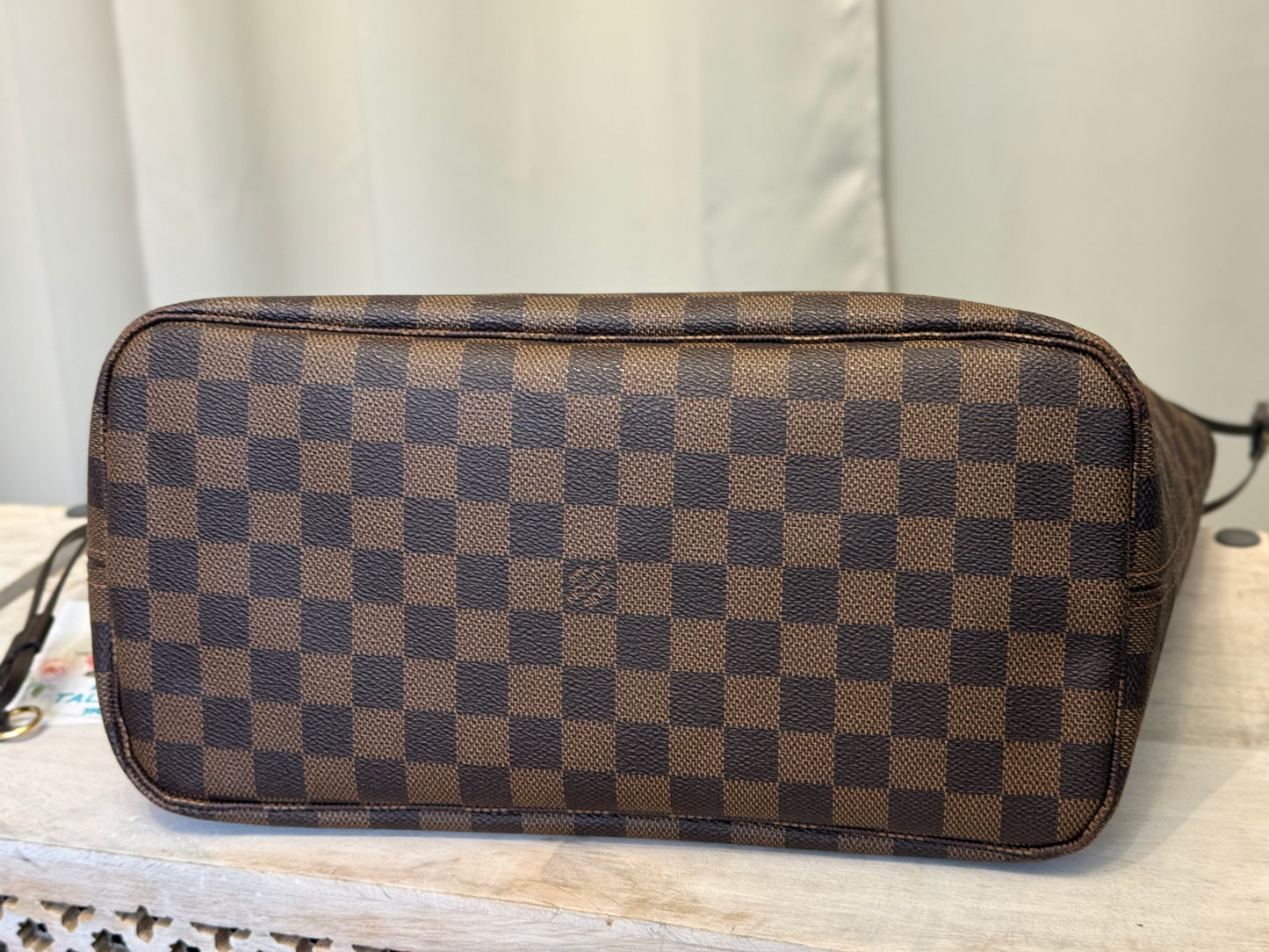 Louis Vuitton Neverfull MM Damier Ebene Rose Ballerine