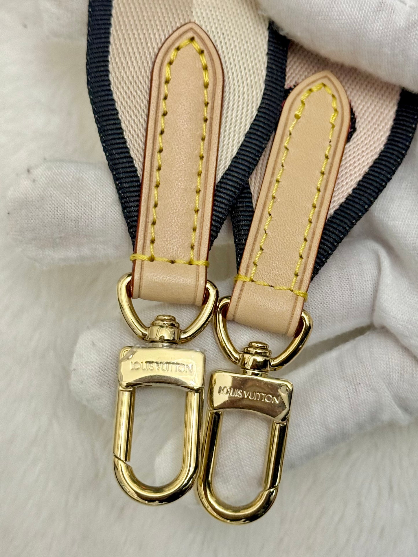 Louis Vuitton Speedy 20 Mono Black/Pink Adjustable Strap