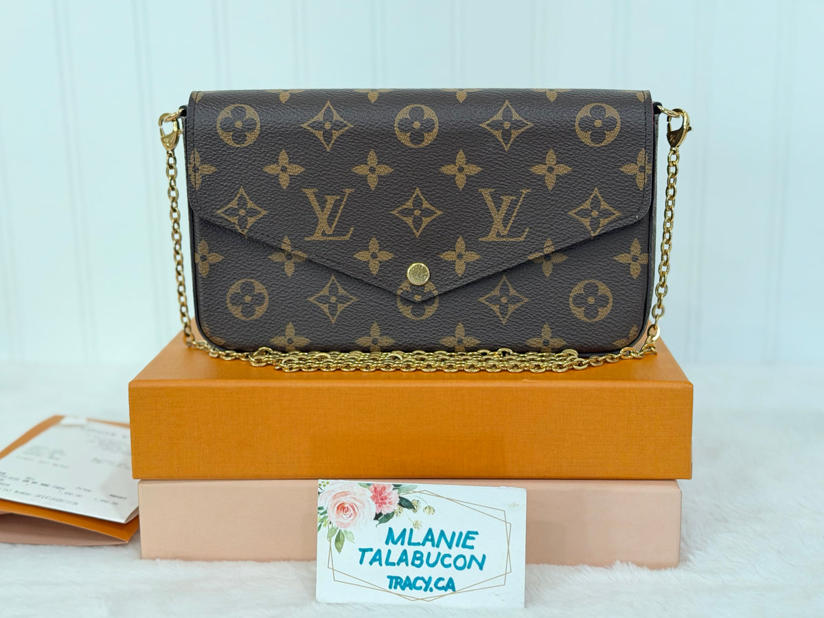 Louis Vuitton Pochette Felicie Mono with inserts FULL SET
