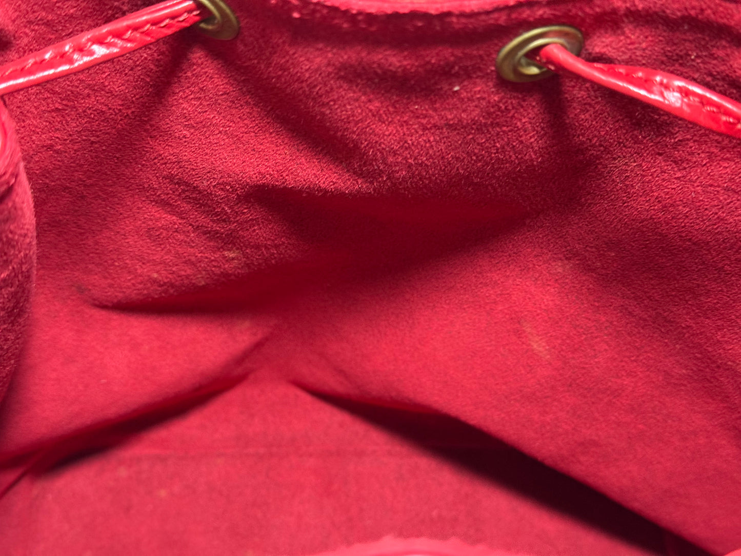 Louis Vuitton Red Epi Petit Noe