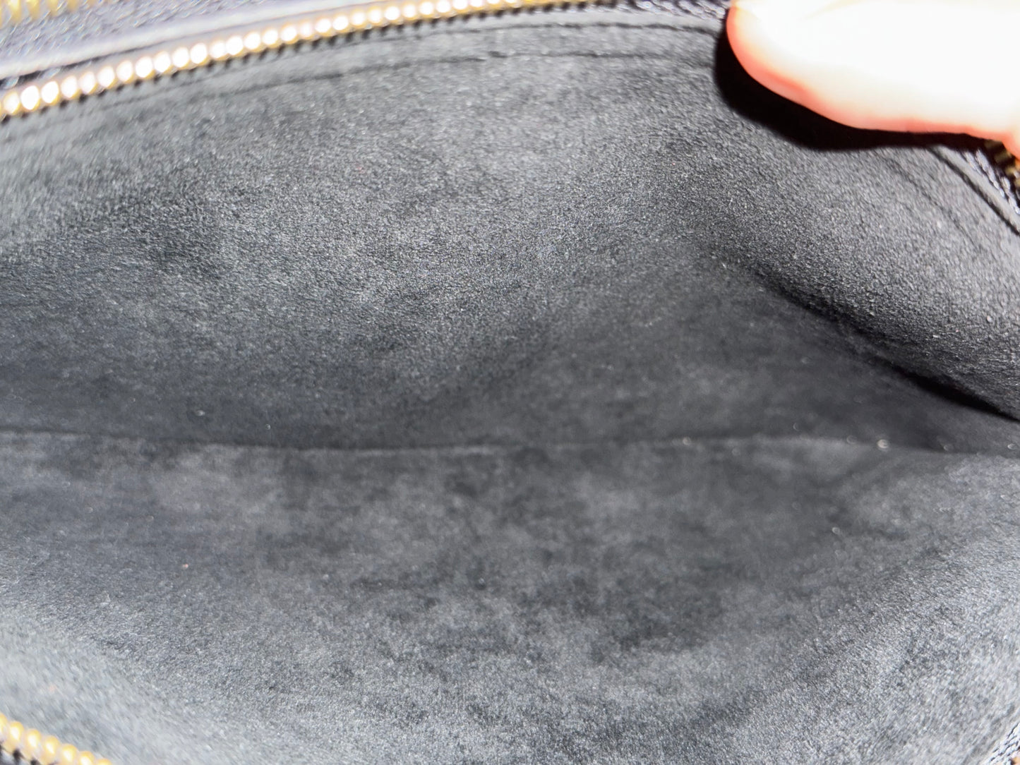 Louis Vuitton Double Zip Pochette Black Empreinte