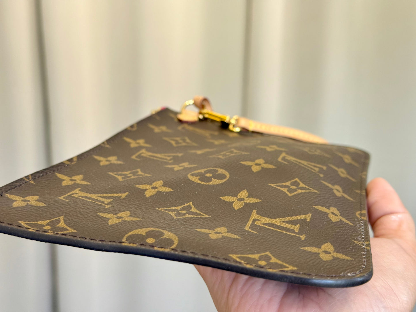 Louis Vuitton Neverfull GM Mono Pivoine Bag and Pouch