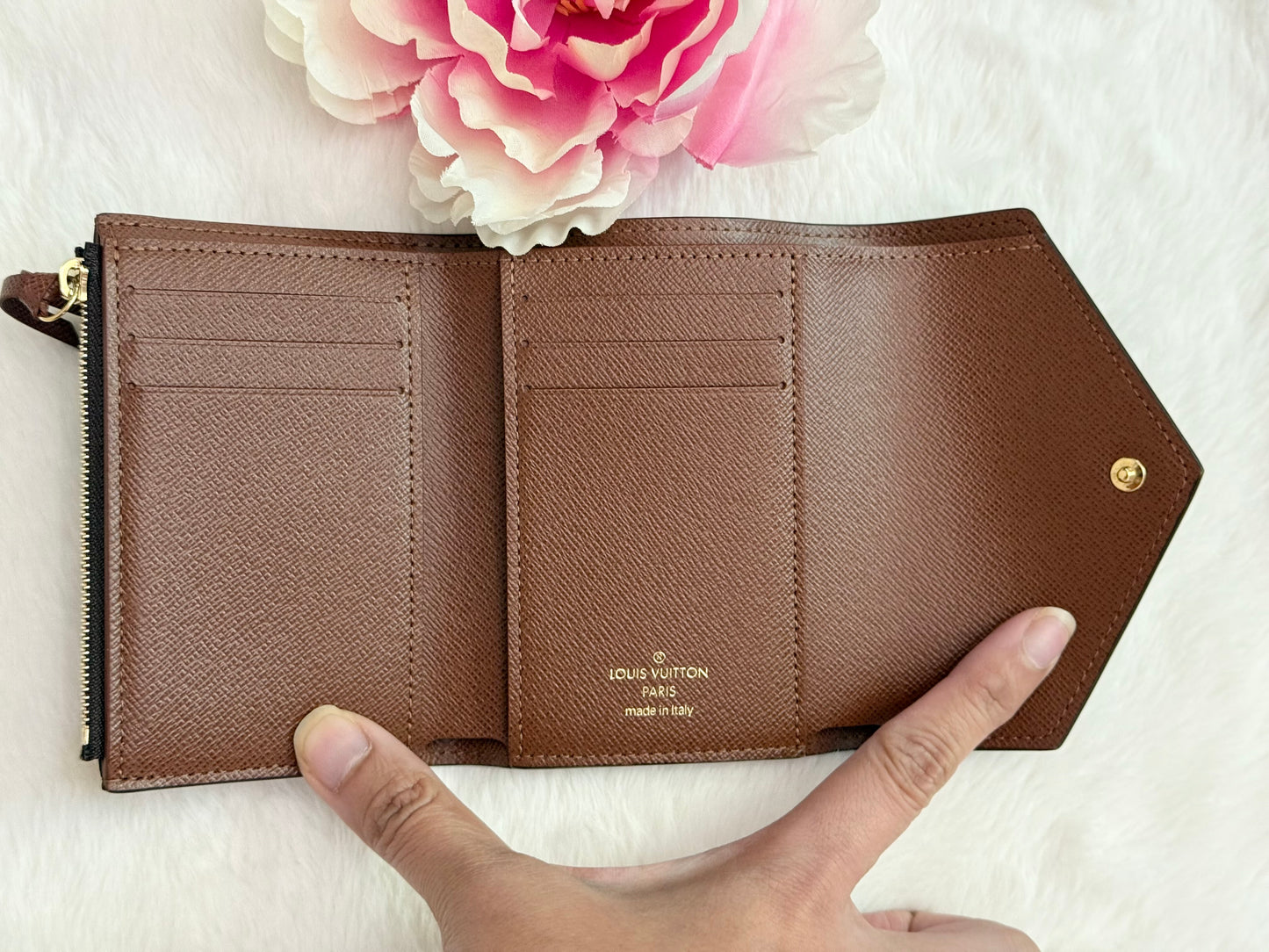 Louis Vuitton Victorine Mono Armagnac Wallet