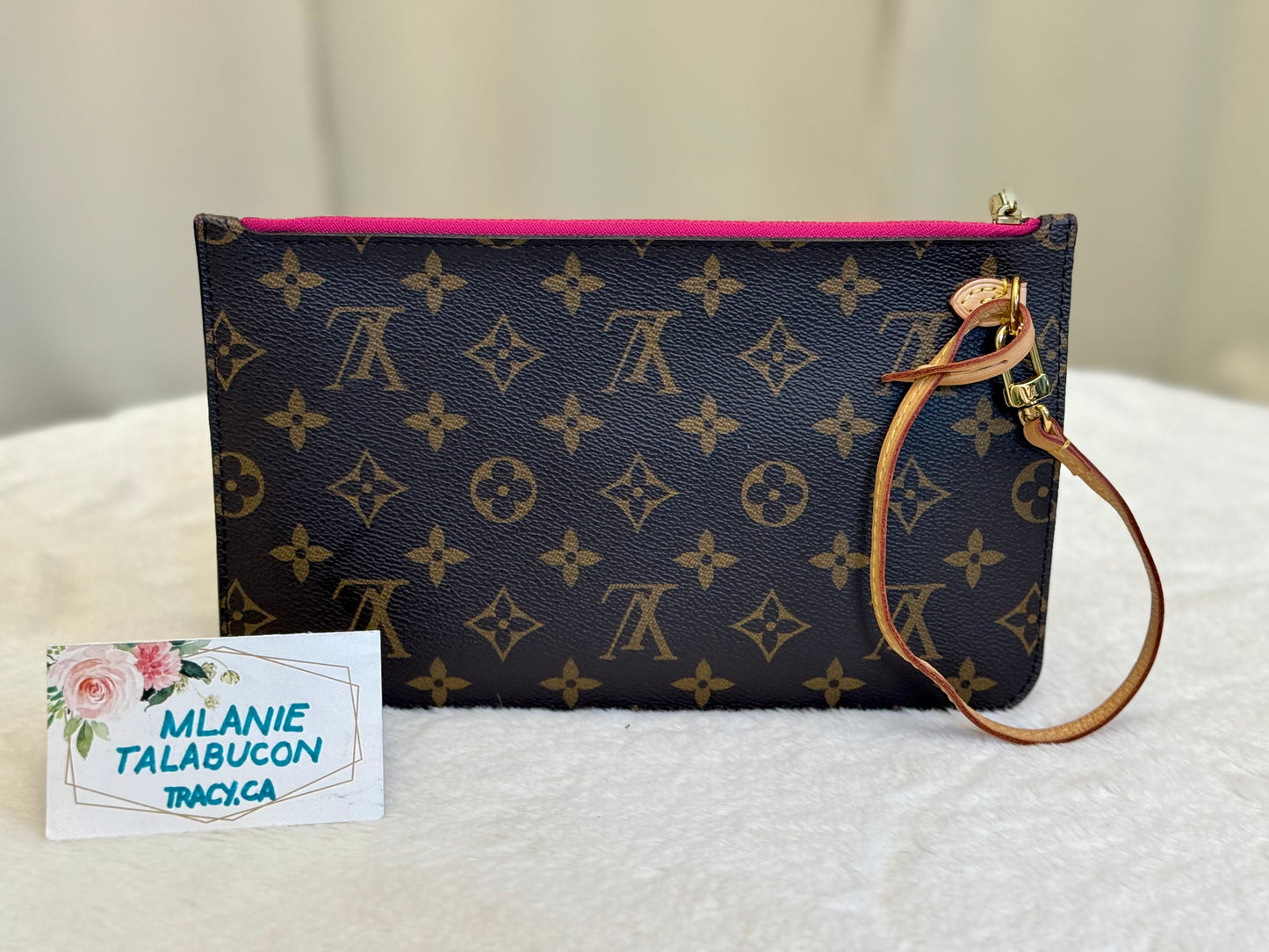 Louis Vuitton Neverfull MM Mono Pivoine