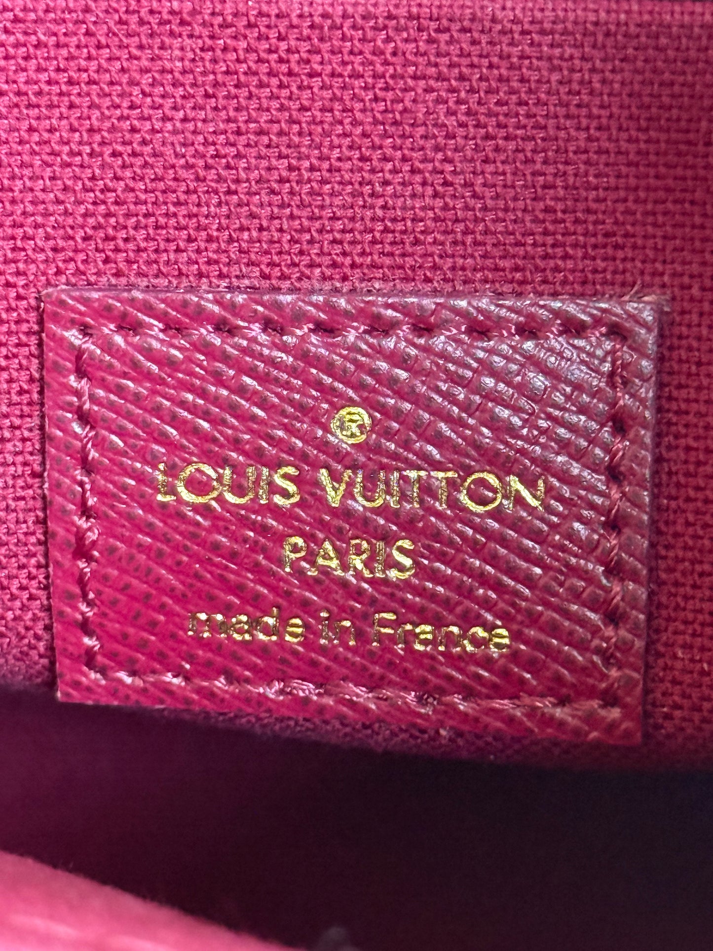 Louis Vuitton Pochette Felicie Mono Fuchsia