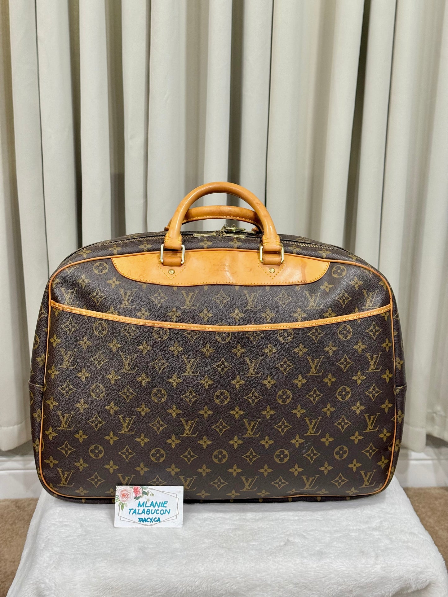 Louis Vuitton Alize 24 Mono soft Suitcase