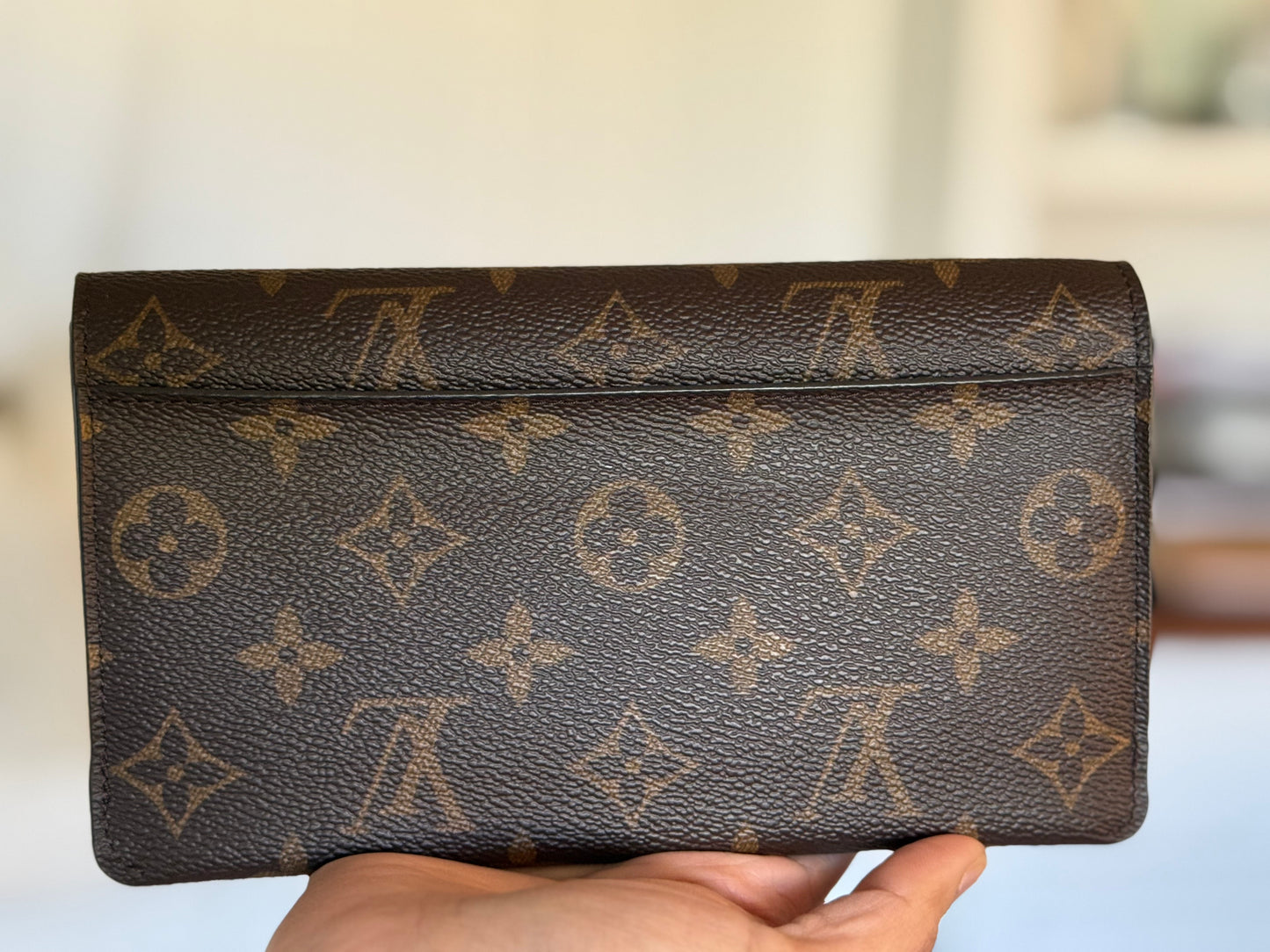 Louis Vuitton Jeanne Mono Fuchsia Wallet with Inserts