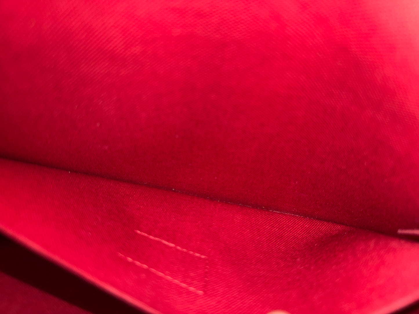 Louis Vuitton Felicie Pochette Mono Empreinte Scarlet Red
