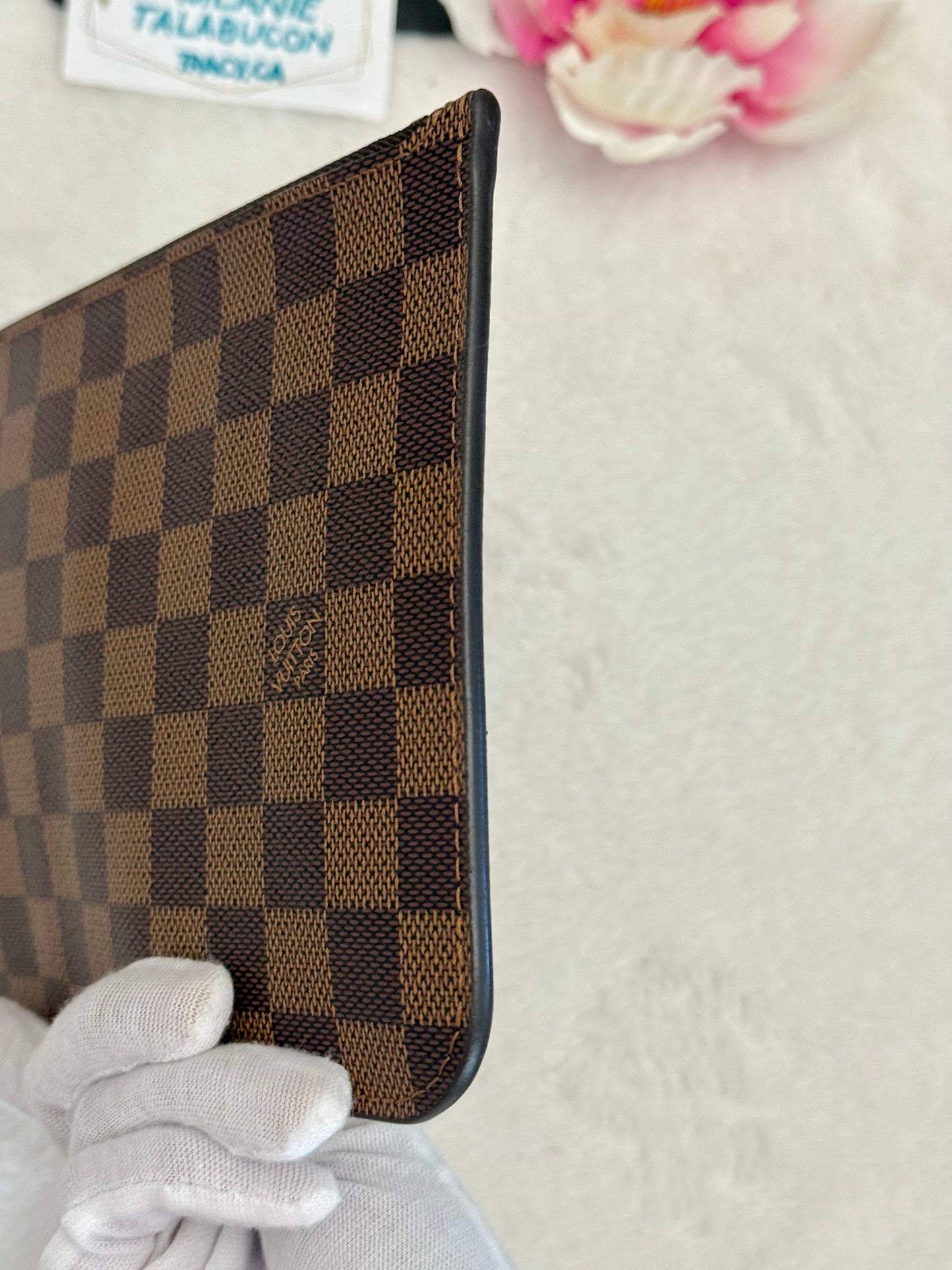 Louis Vuitton Neverfull MM DE Set (Bag and Pouch)