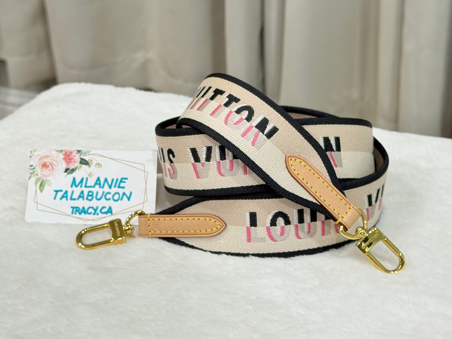 Louis Vuitton Speedy Bandouliere 20 Mono with Black/Pink Strap