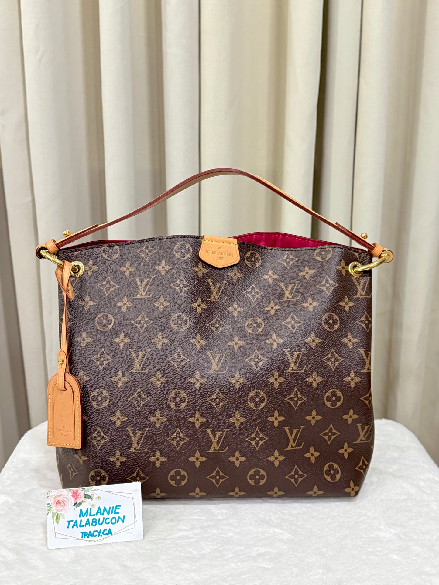 Louis Vuitton Graceful PM Mono Pivoine