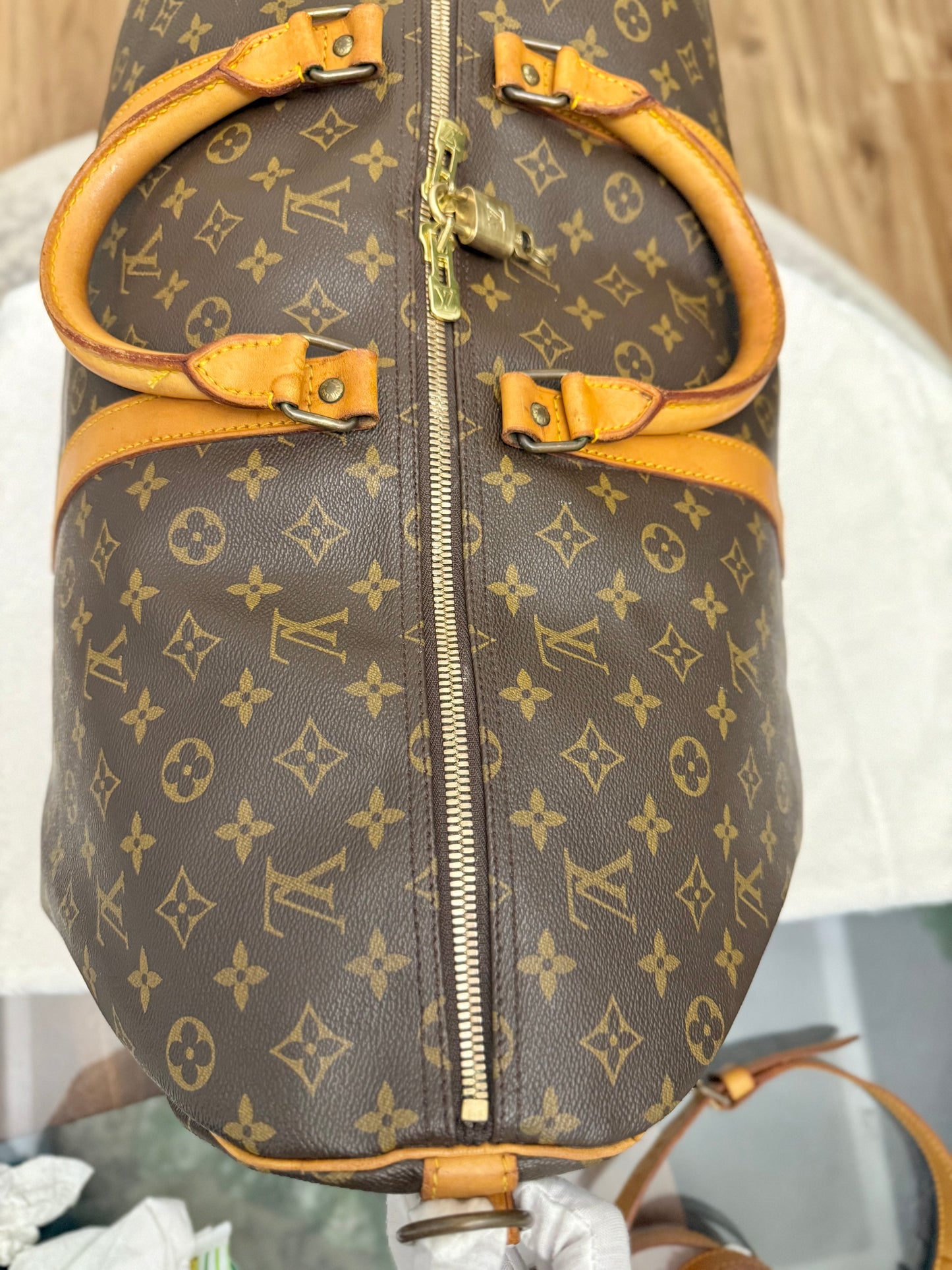 Louis Vuitton Keepall Bandouliere 60 Mono Vintage April 1984