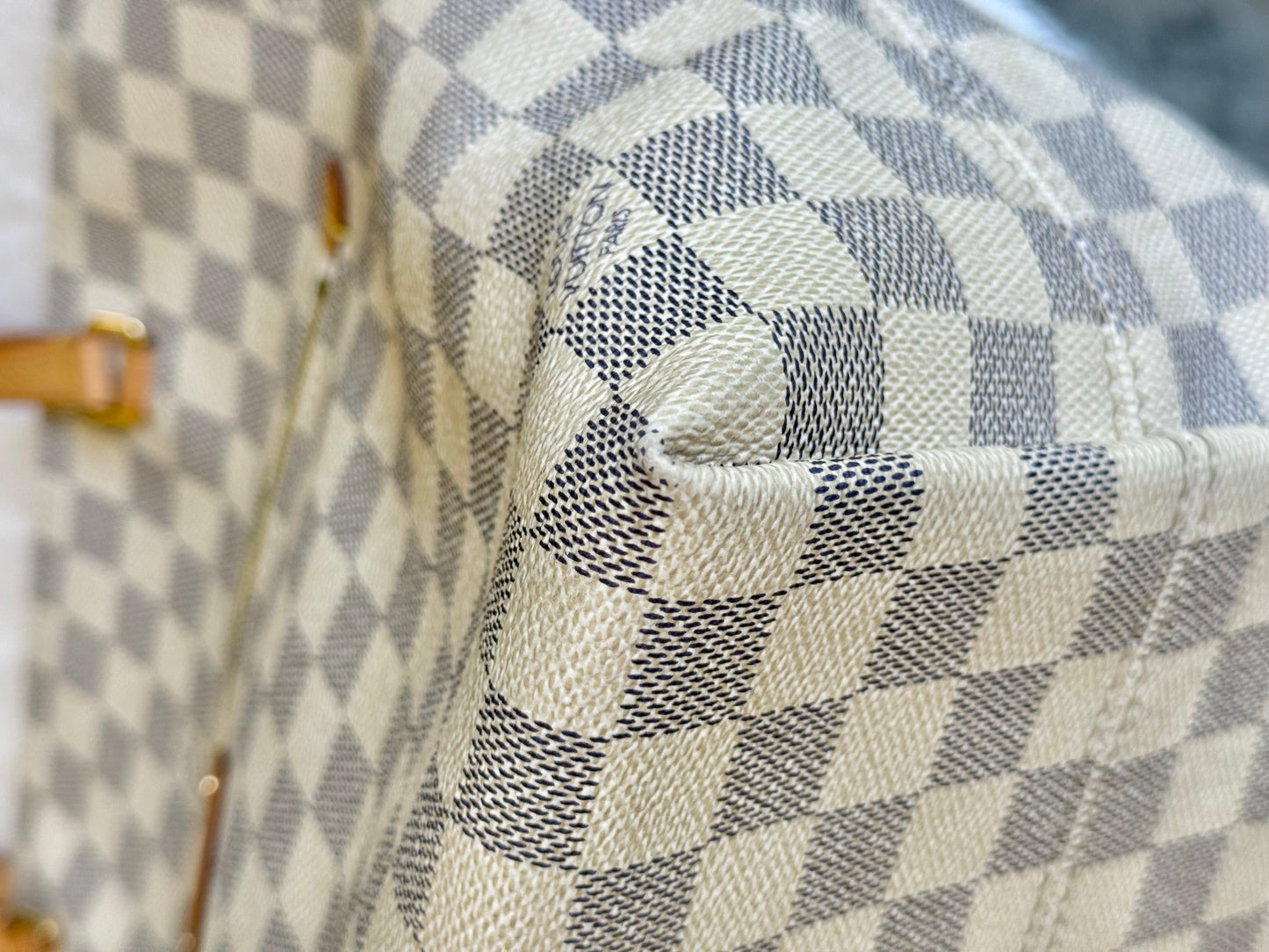 Louis Vuitton Ièna MM Damier Azur Rose Ballerine