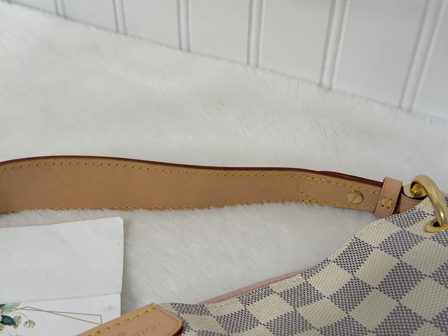 Louis Vuitton Graceful PM Damier Azur Rose Ballerine