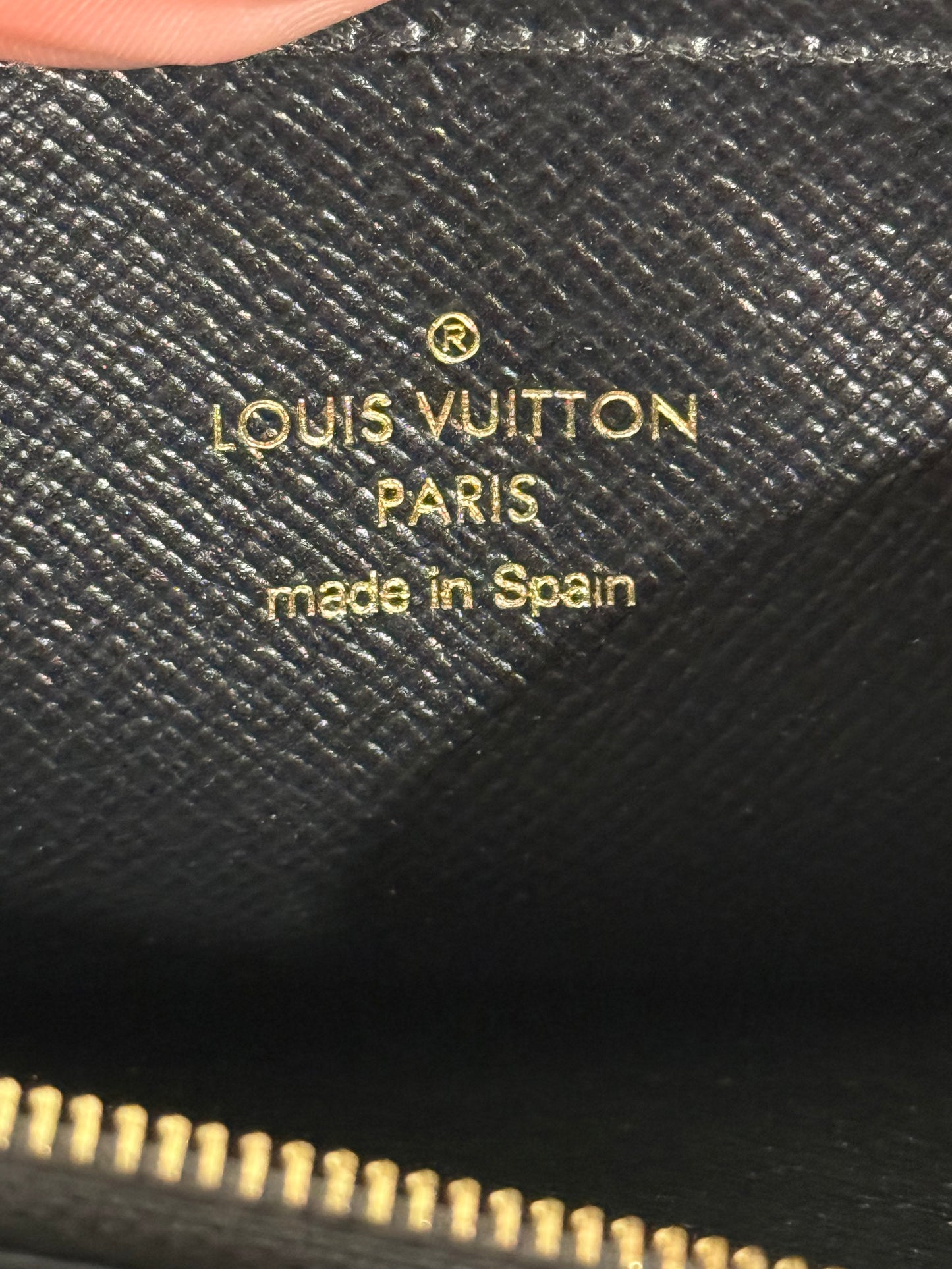 Louis Vuitton Slim Wallet Mono Noir/Black