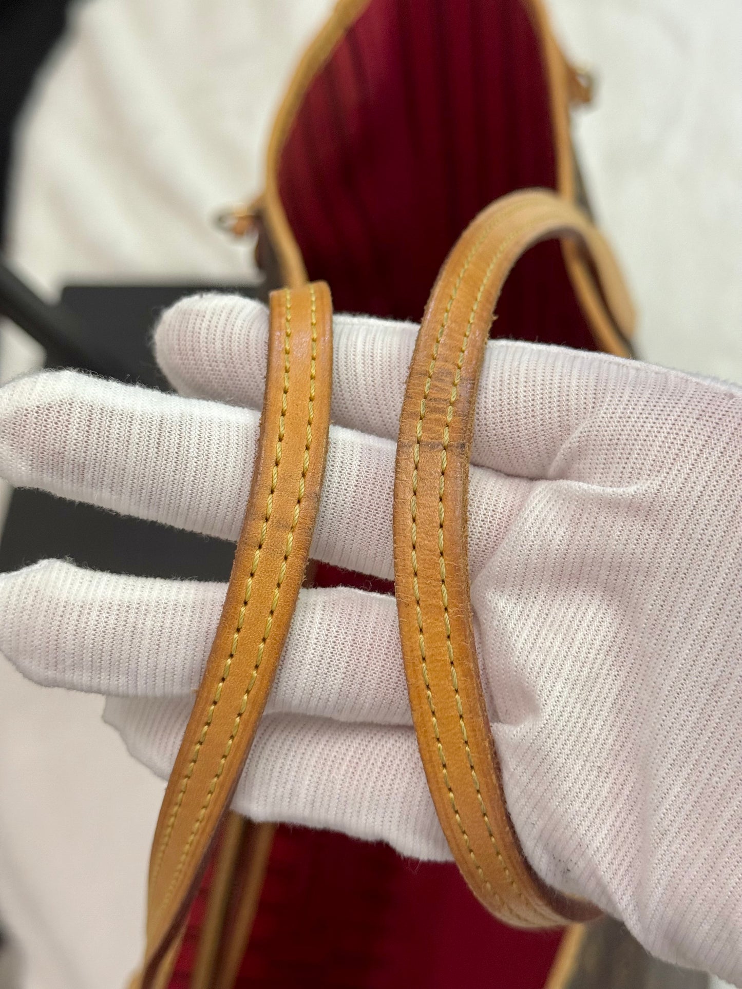 Louis Vuitton Neverfull MM Mono Cerise