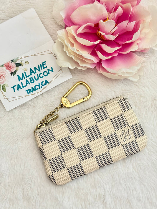 Louis Vuitton Key Pouch Damier Azur