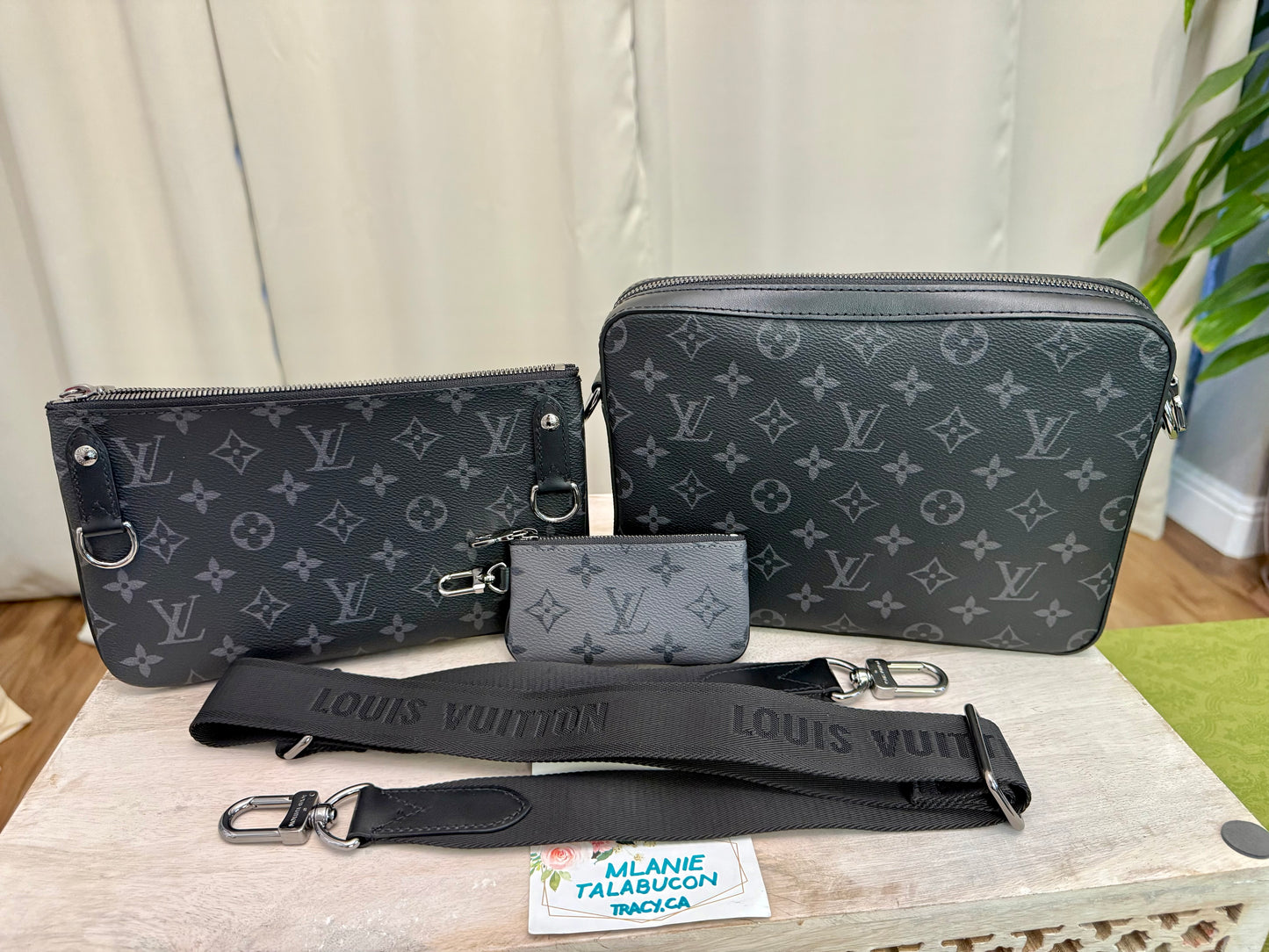 Louis Vuitton Trio Messenger Mono Eclipse