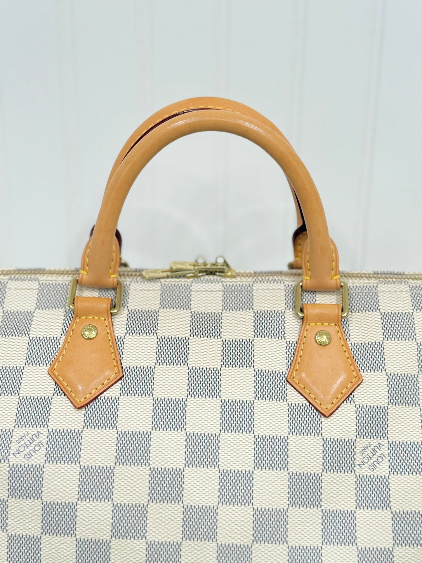 Louis Vuitton Speedy 30 Bandouliere Damier Azur