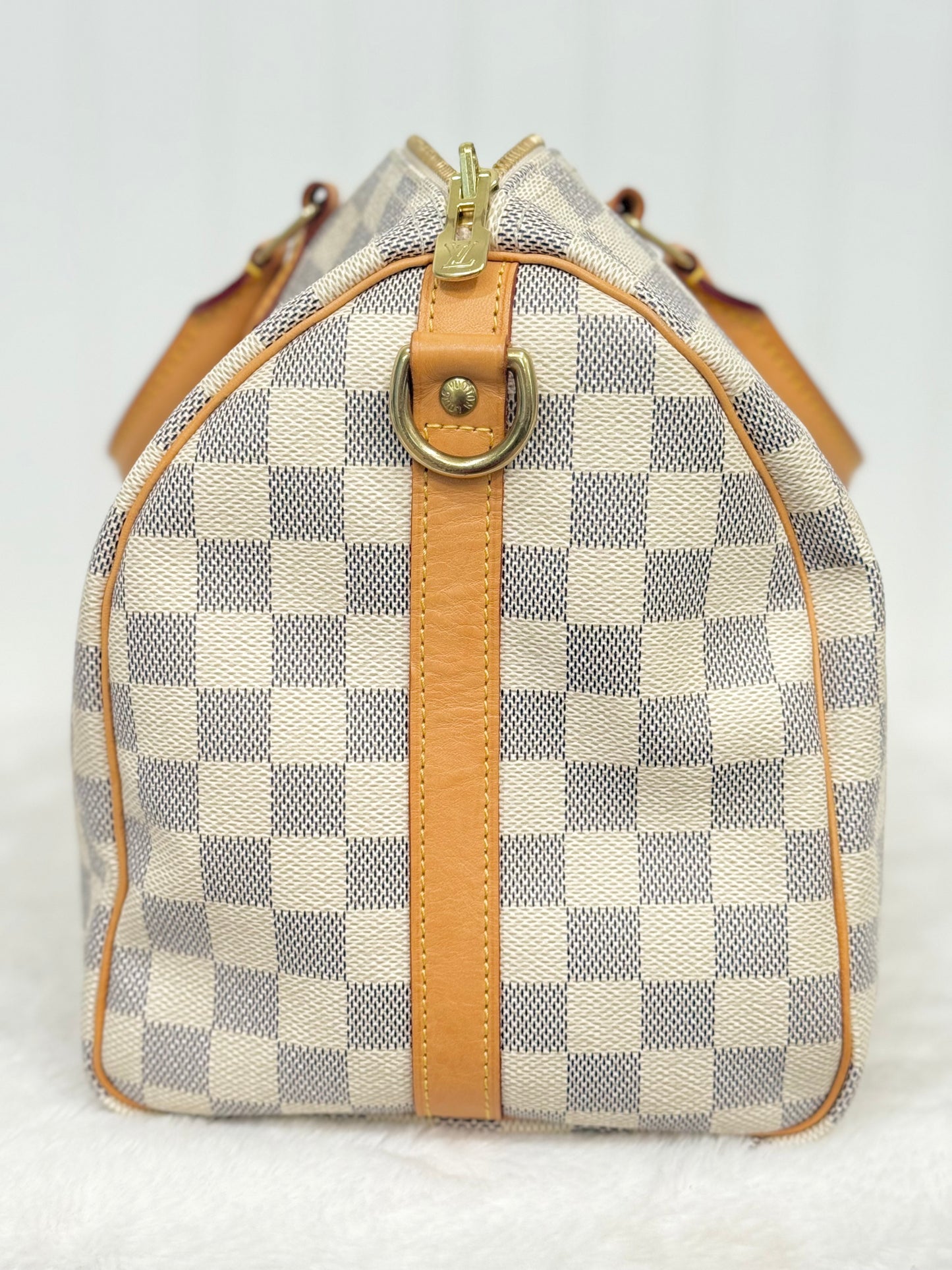 Louis Vuitton Speedy 30 Bandouliere Damier Azur