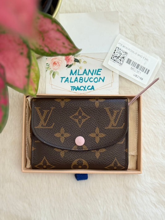 Louis Vuitton Rosalie Mono Rose Ballerine