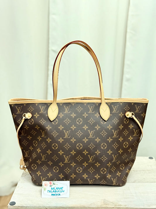Louis Vuitton Neverfull MM Mono Pivoine Bag Only