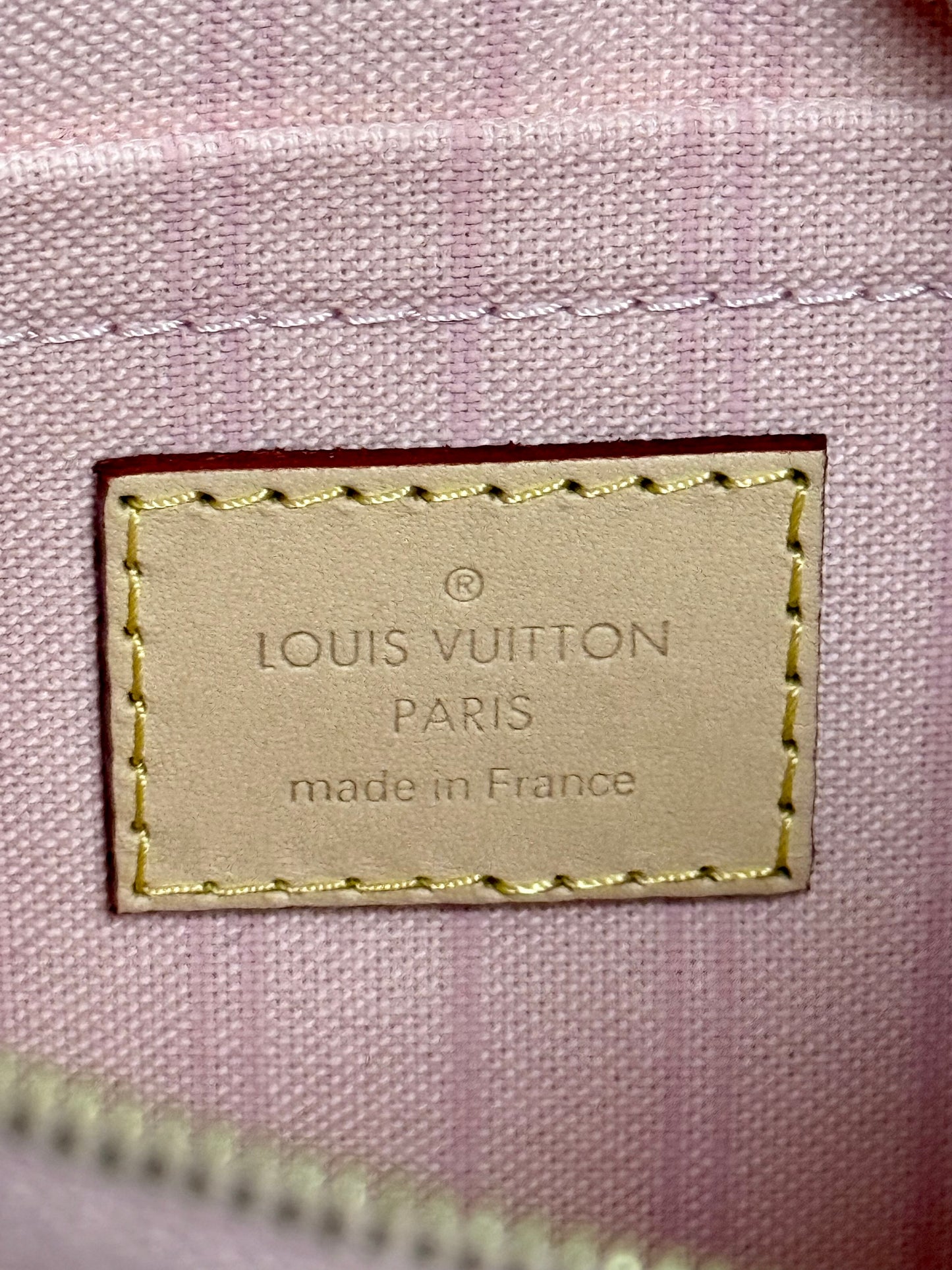 Louis Vuitton Neverfull MM/GM Damier Azur Rose Ballerine Pouch