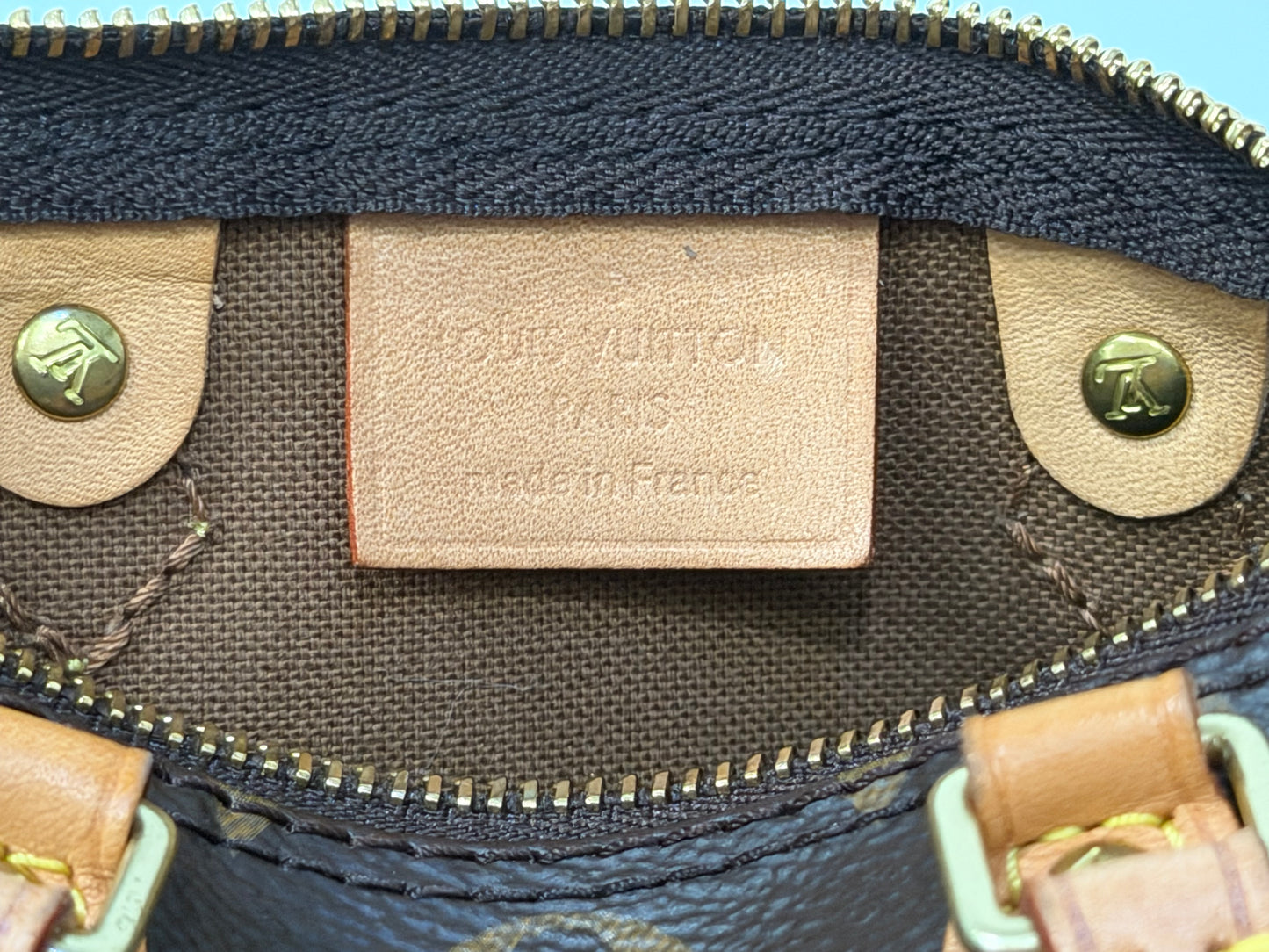 Louis Vuitton Nano Speedy Mono with Non-Detachable Strap