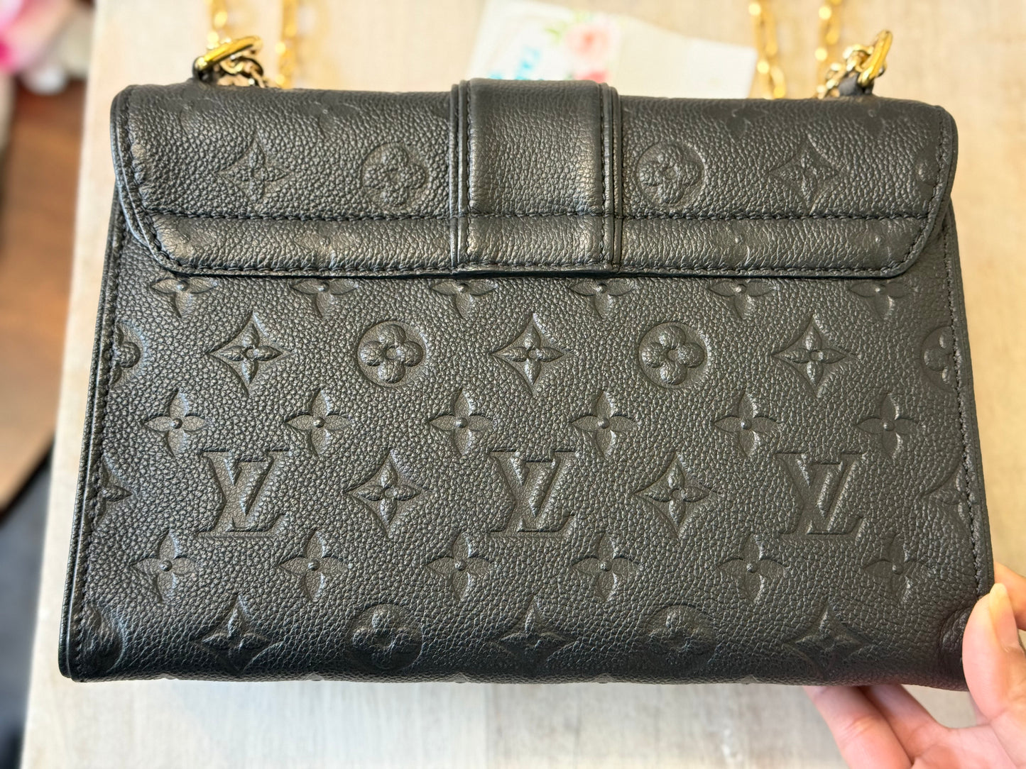 Louis Vuitton Saint Sulpice PM Mono Empreinte Noir/Black