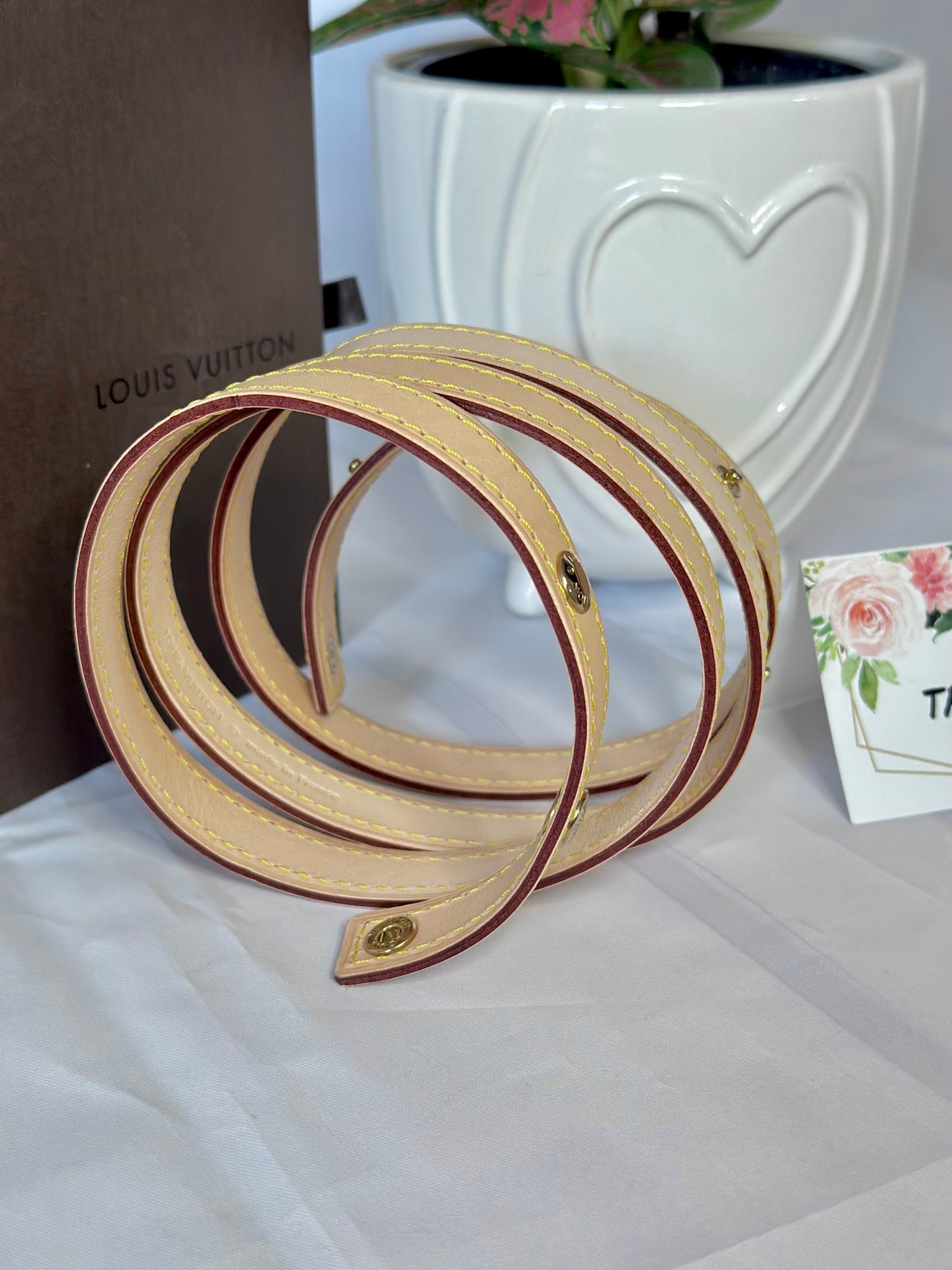Louis Vuitton Vachetta Belt Strap Size M
