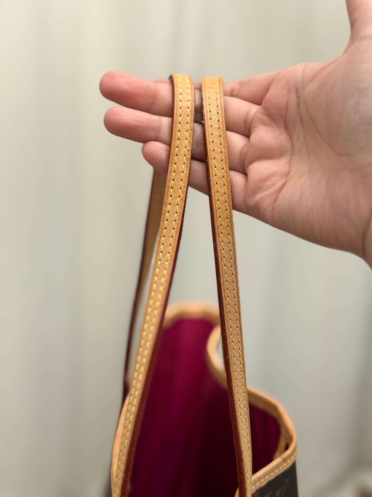 Loui Vuitton Neverfull MM Pivoine Bag and Pouch