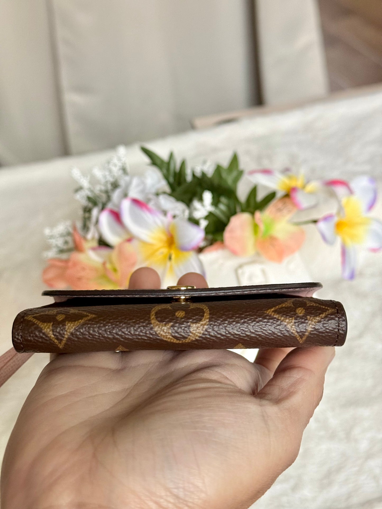 Louis Vuitton Rosalie Coin Purse Rose Poudre (Pink) Wallet