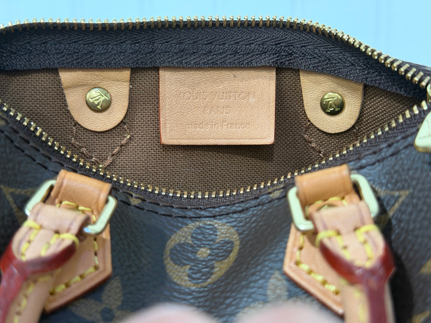 Louis Vuitton Nano Speedy Mono with Non-Detachable Strap