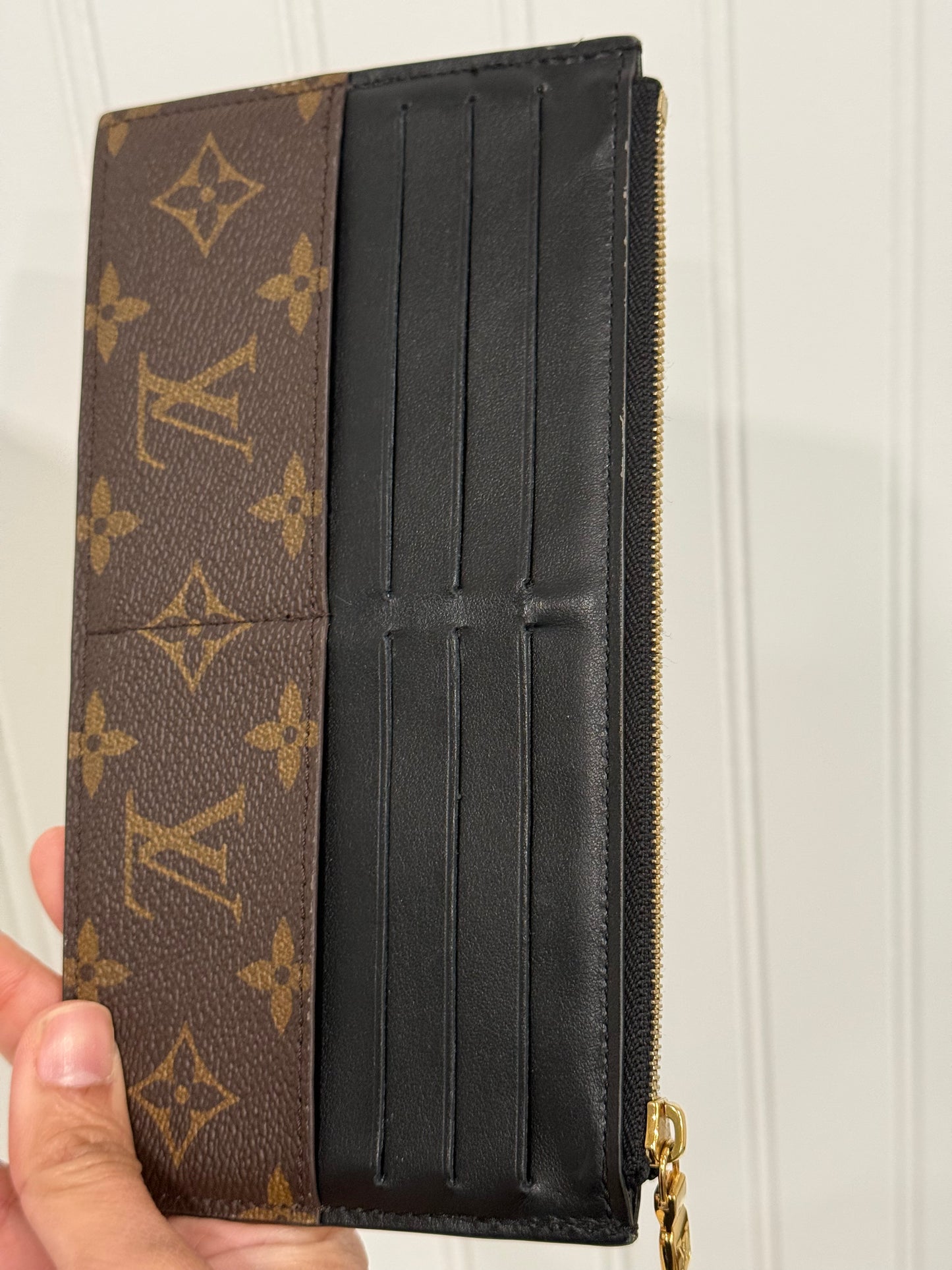 Louis Vuitton Slim Wallet Mono Noir/Black