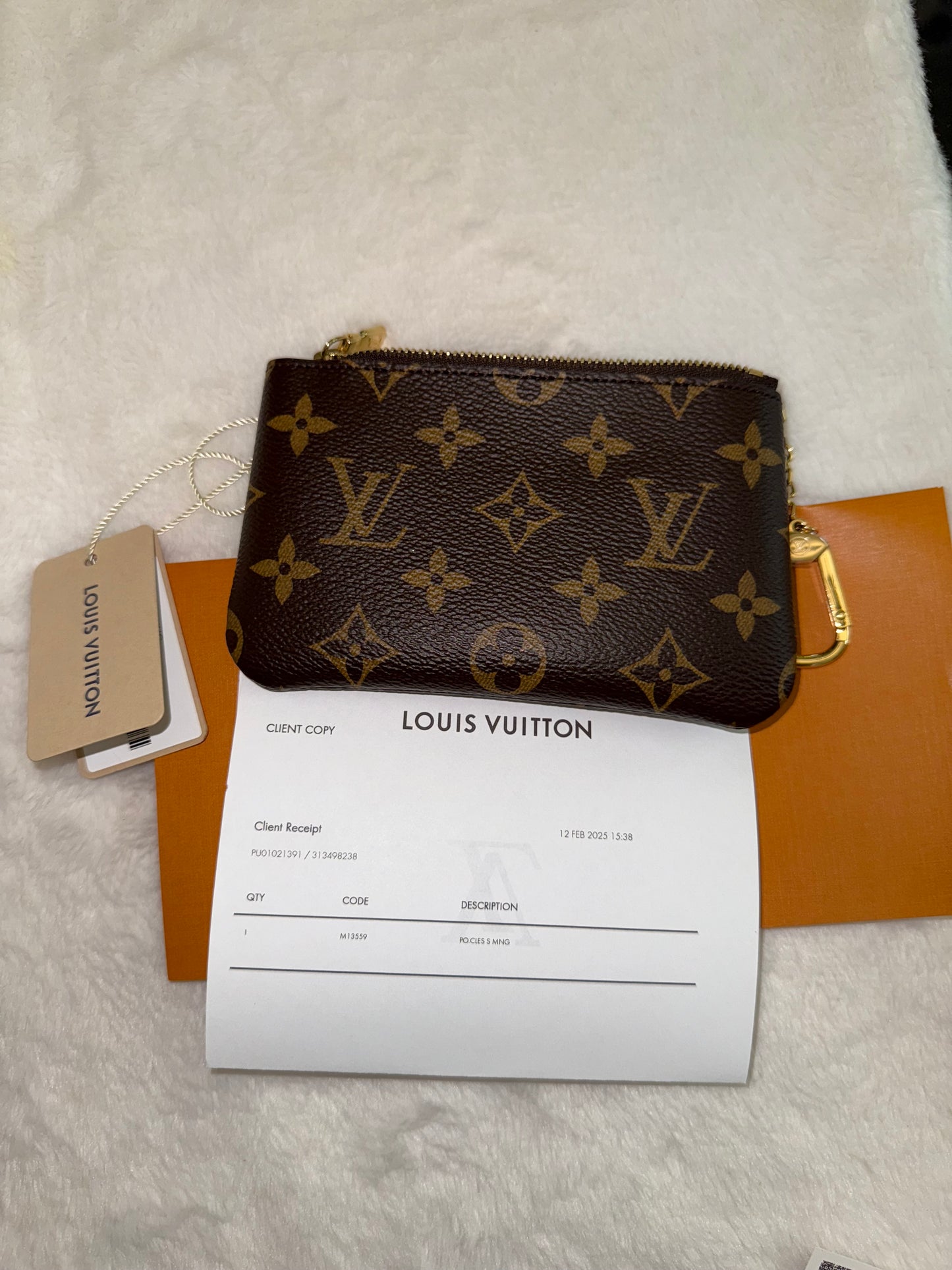 Louis Vuitton Key Pouch Mono Size S