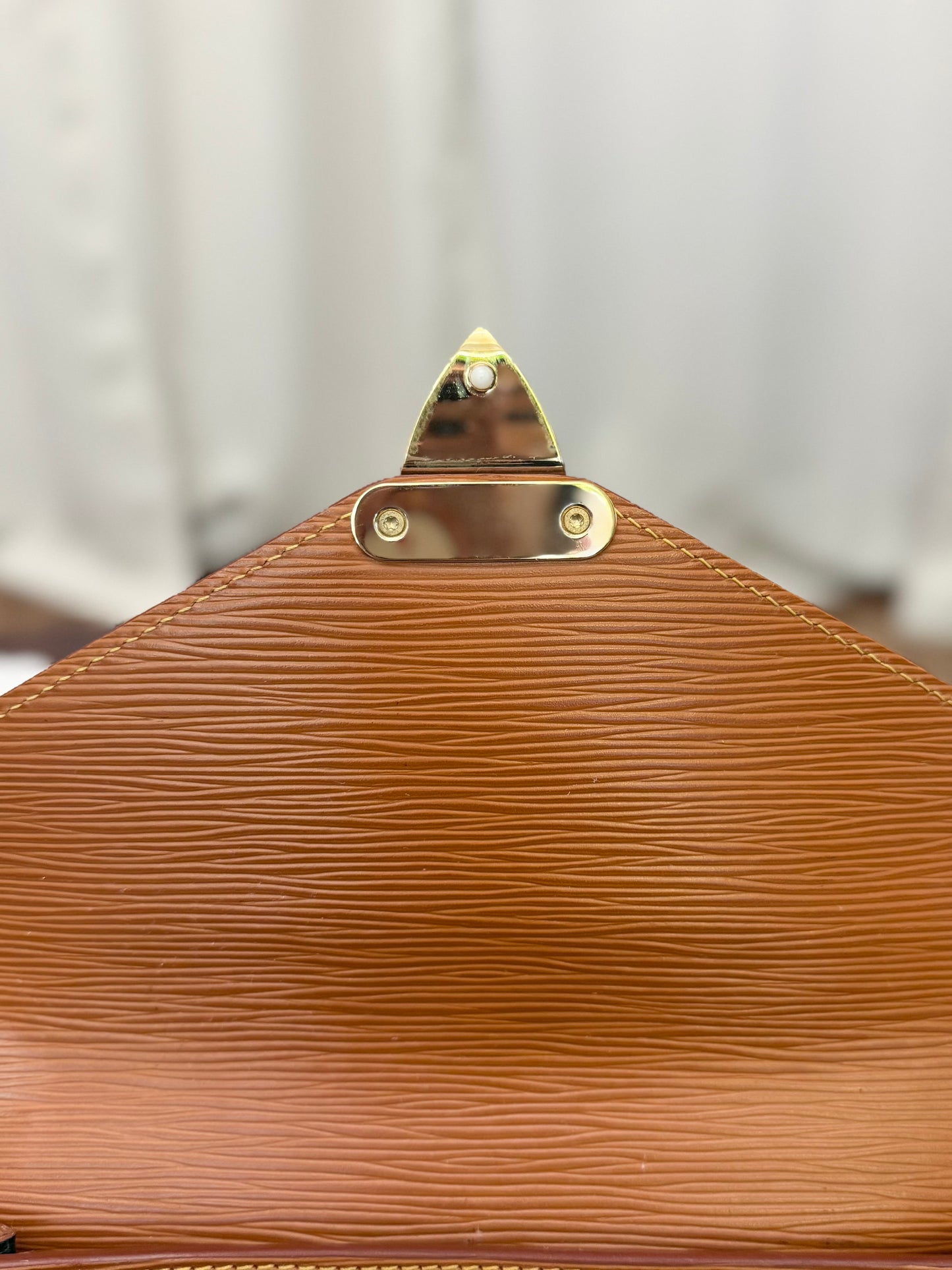 Louis Vuitton Sellier Dragonne Epi Clutch/Pochette Light Brown