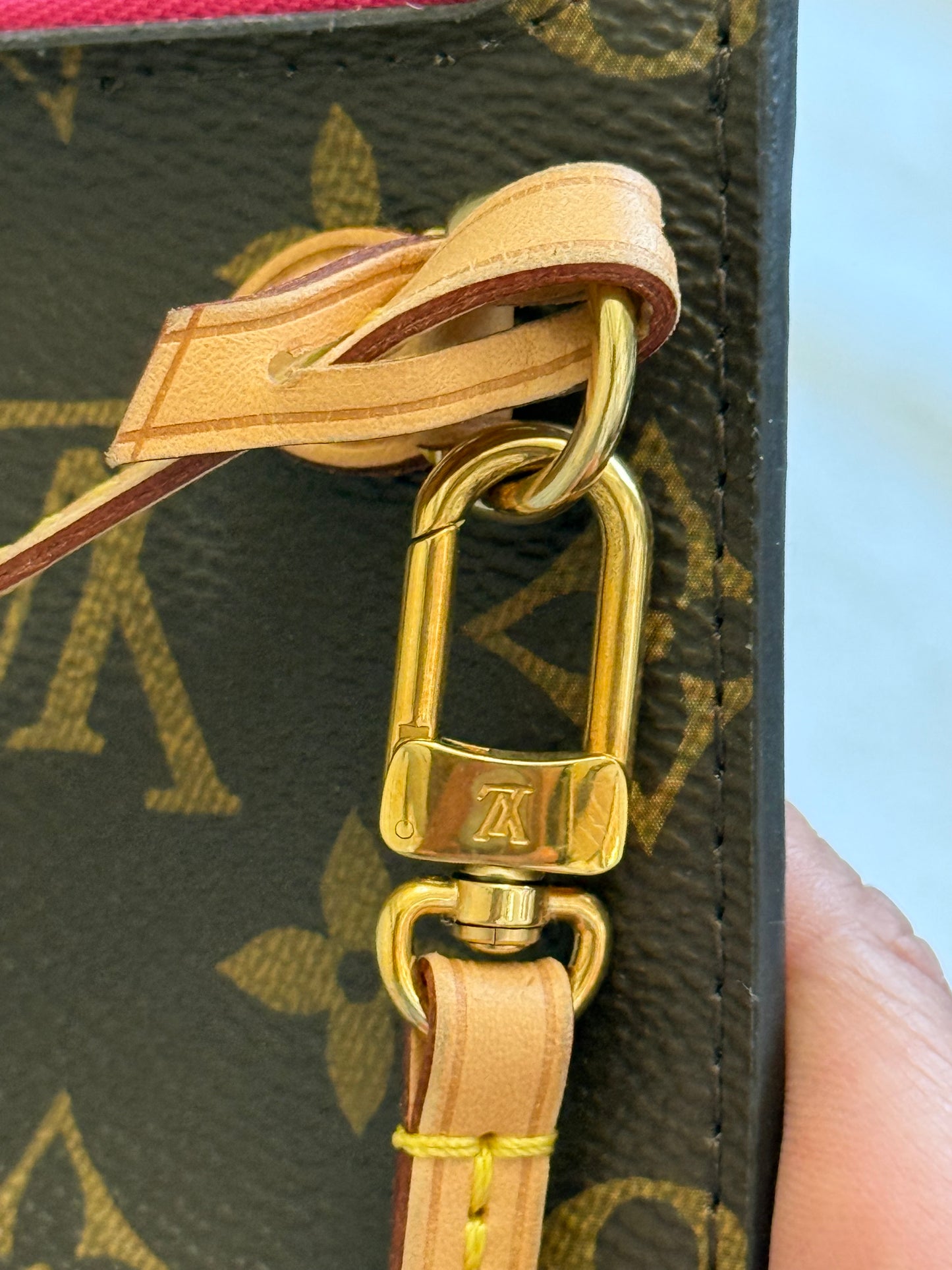 Louis Vuitton Neverfull GM Mono Pivoine Bag and Pouch